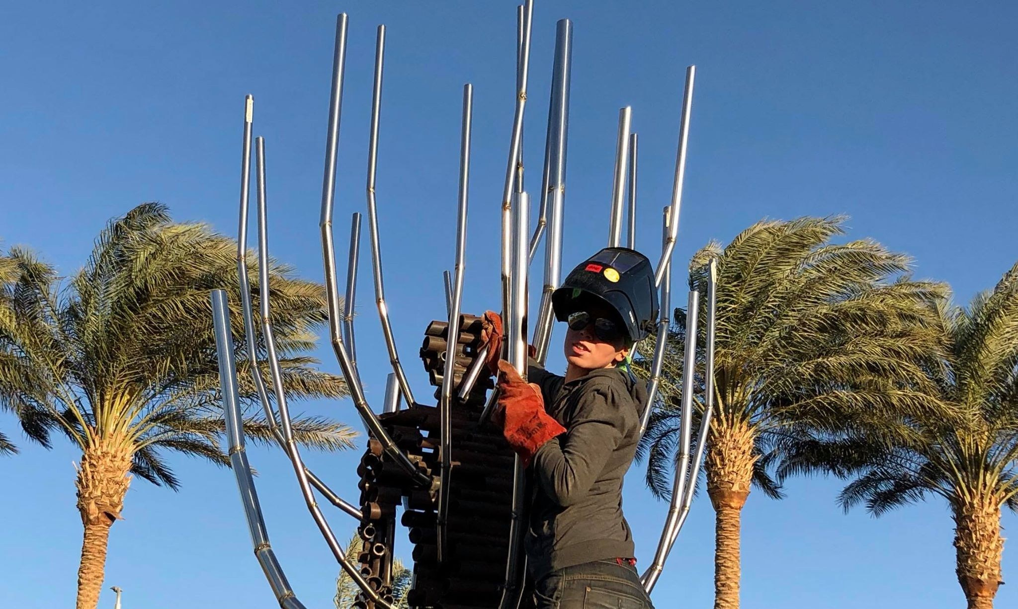 Человек дерево / Египет/ Хургада / 2018. Художник — скульптор Антонина Фатхуллина