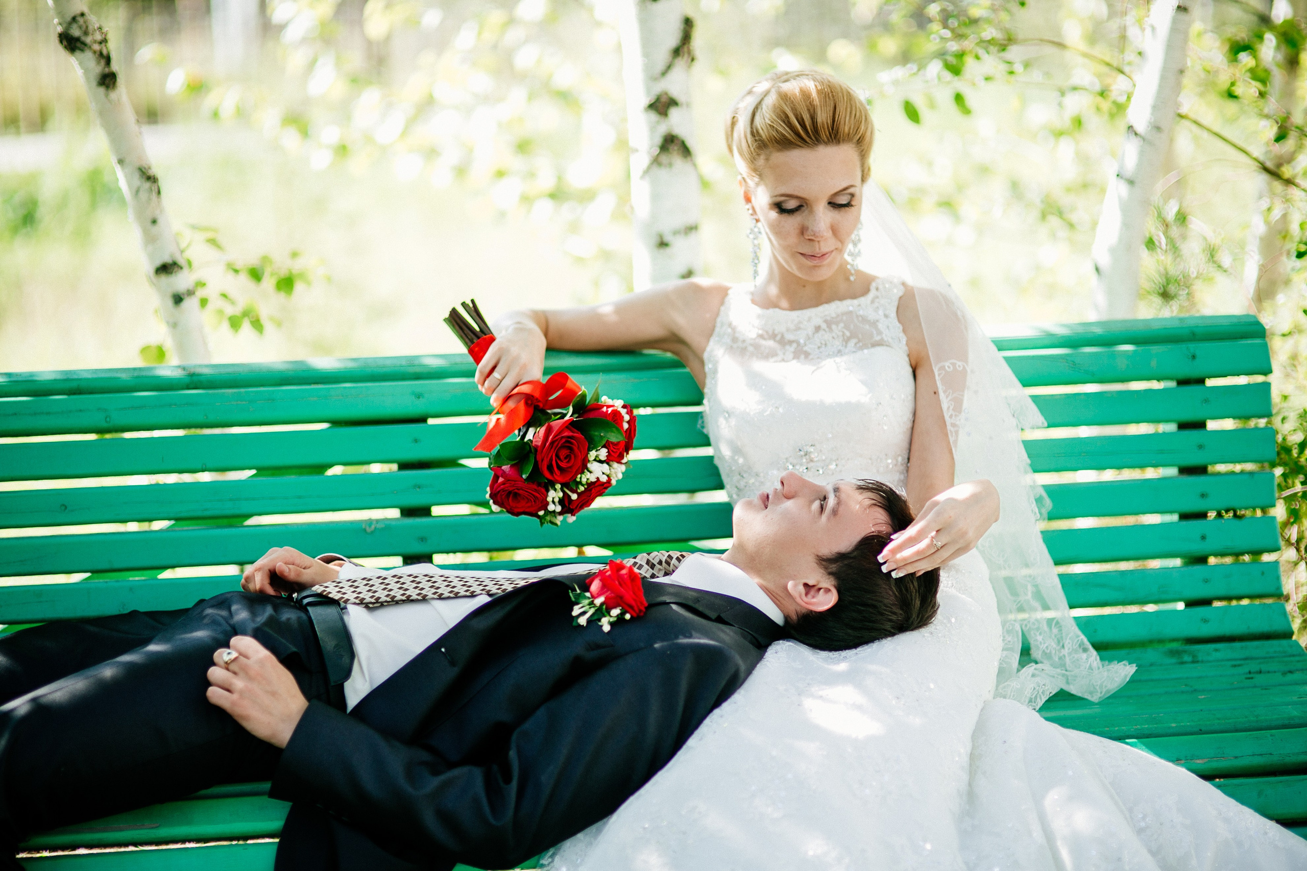Летнее свадебное фото. Фотограф Надежда Куин, Якутск