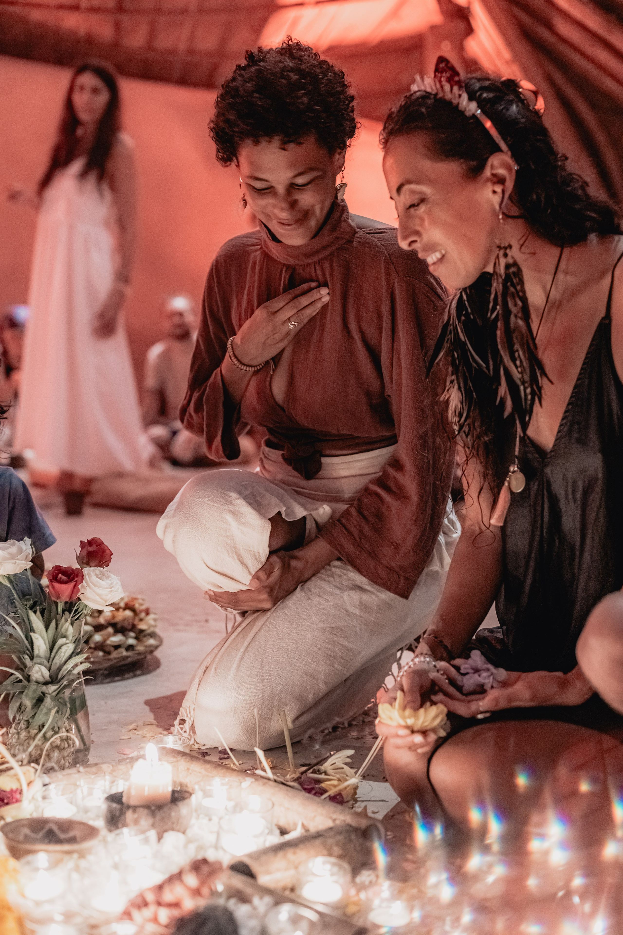 Cacao ceremony Full moon jan w Juan. Mariam Bagdasaryan