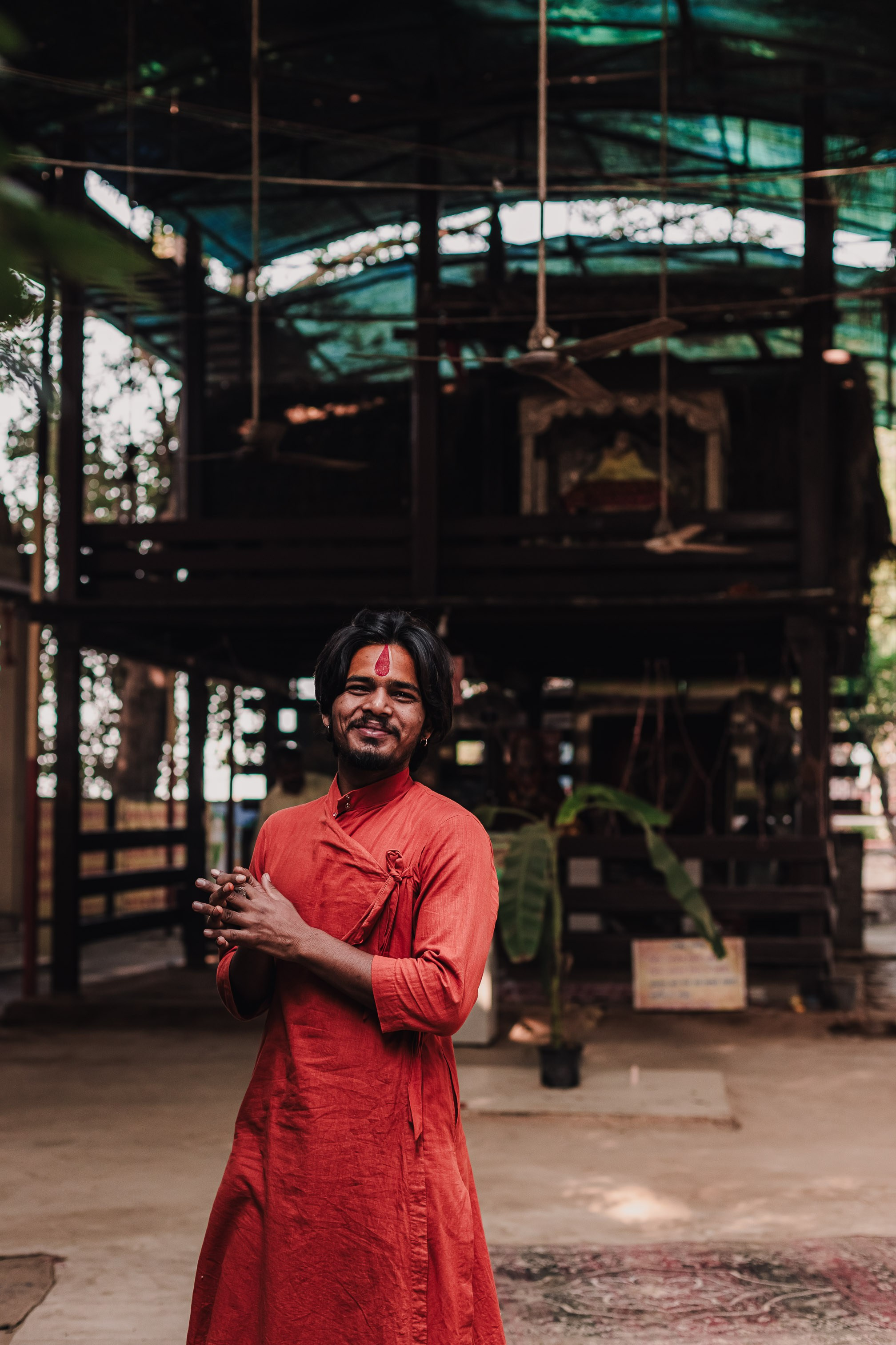 Devraha Baba Ji Ashram in Vrindavan. Мариам Багдасарян