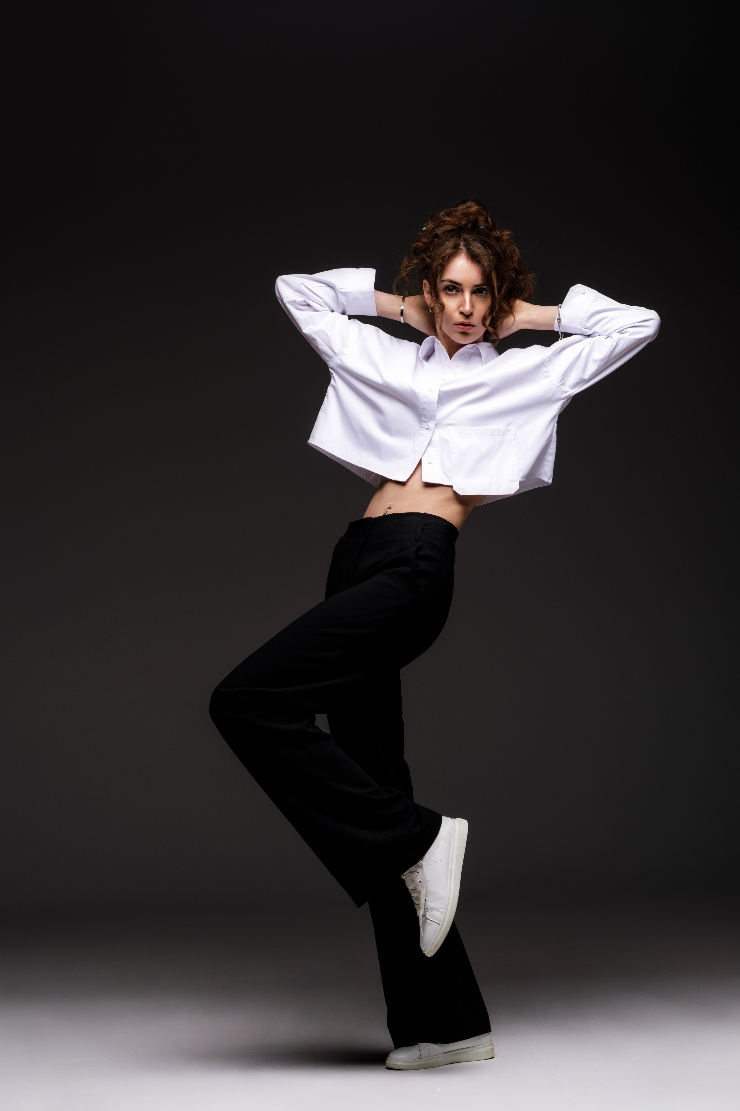 Съемка в студии на циклораме с Анастасией в формате для «себя»