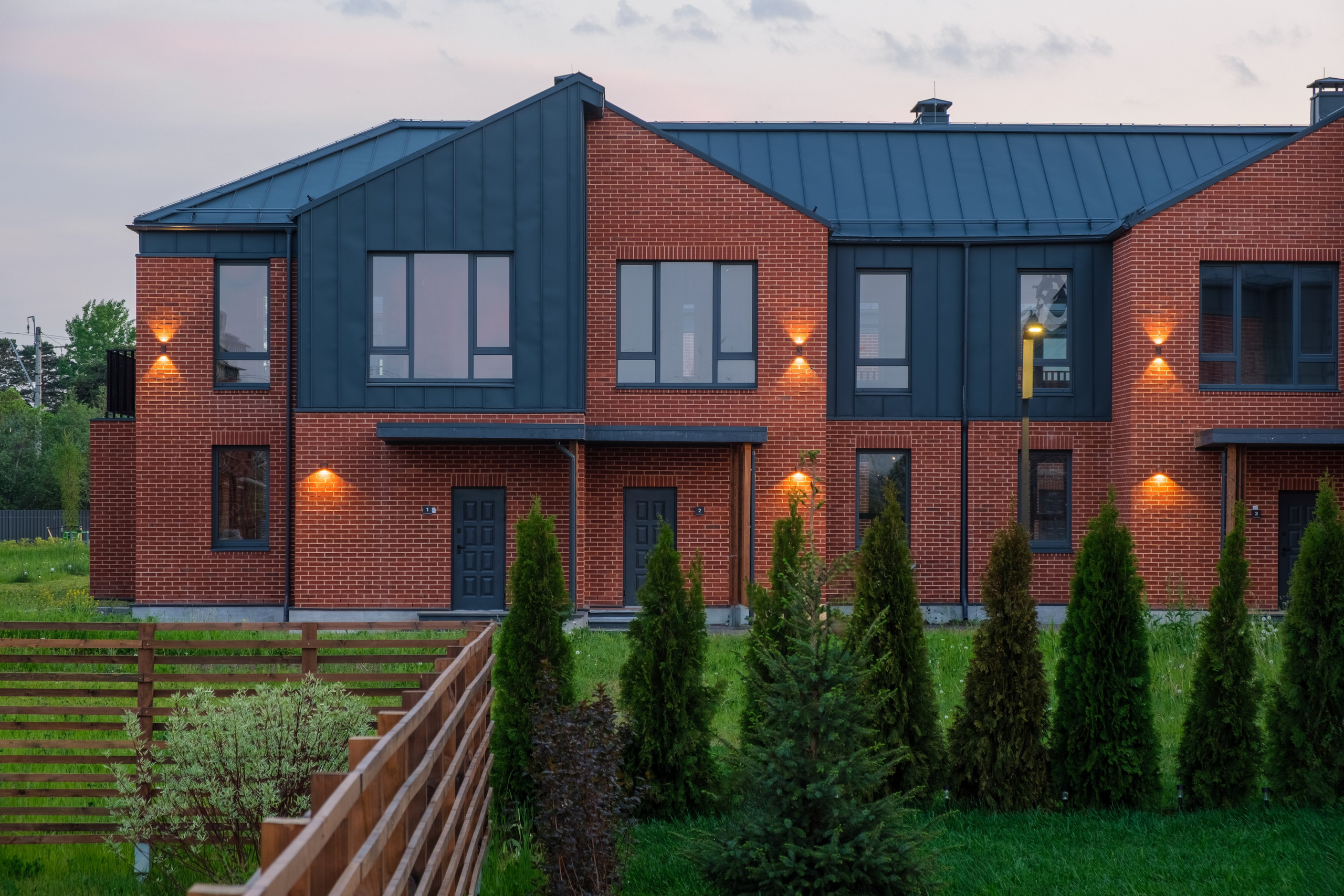 Архитектурная фотосъёмка коттеджного посёлка