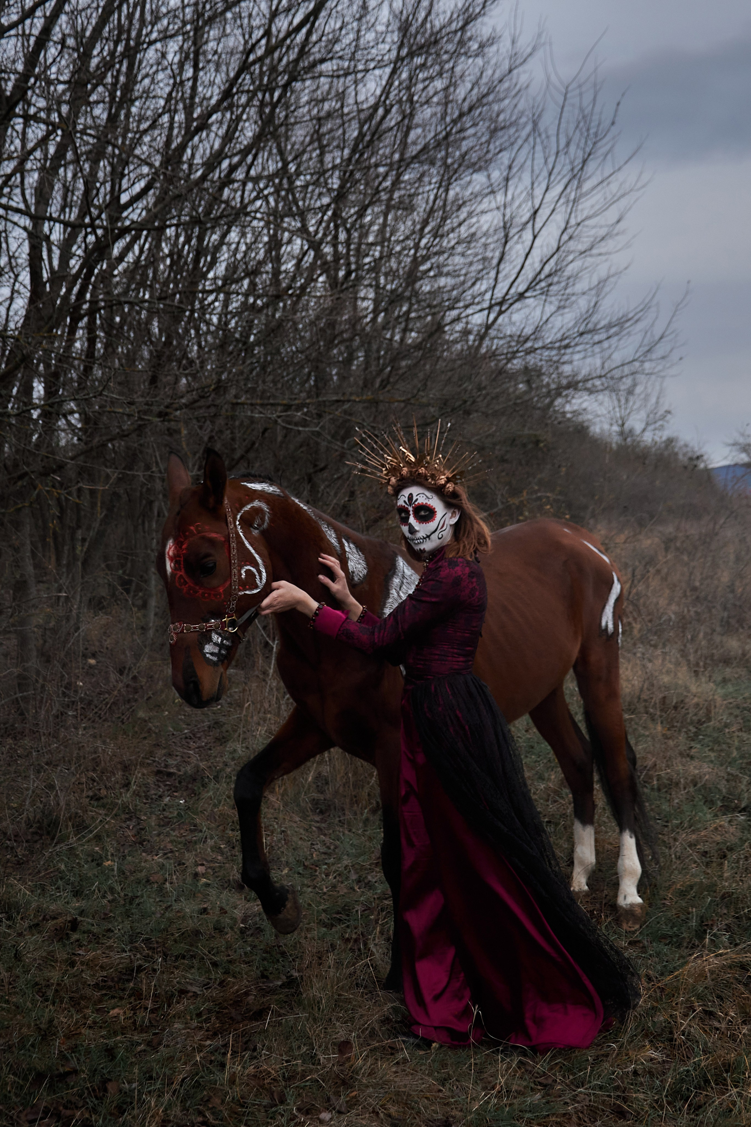 Фотосессия в стиле праздника El Día de Muertos. Фотограф в Севастополе