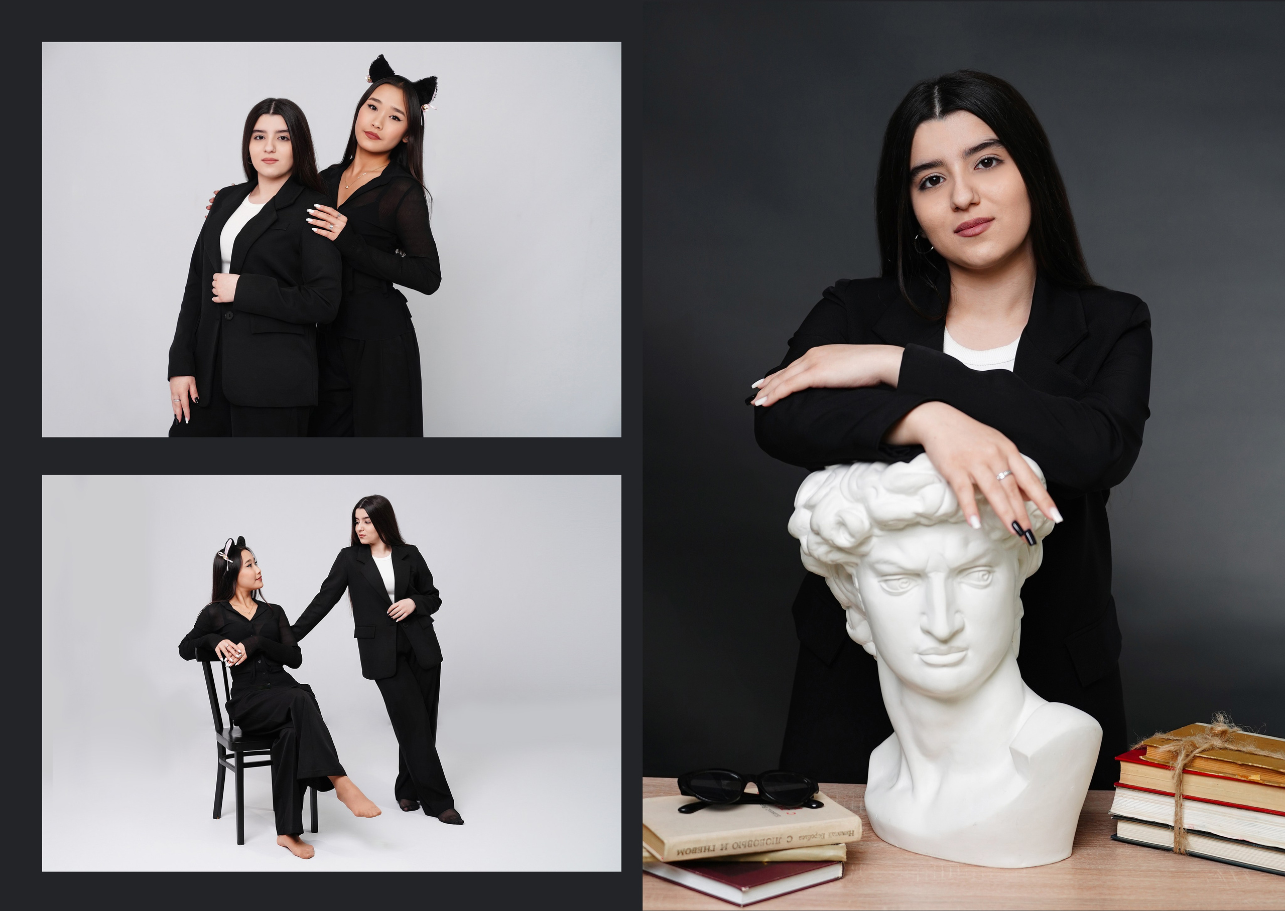 Черно-белый стиль. MEMENTO.Выпускные альбомы, школьные, юбилейные и другие книги. Ростов-на-Дону