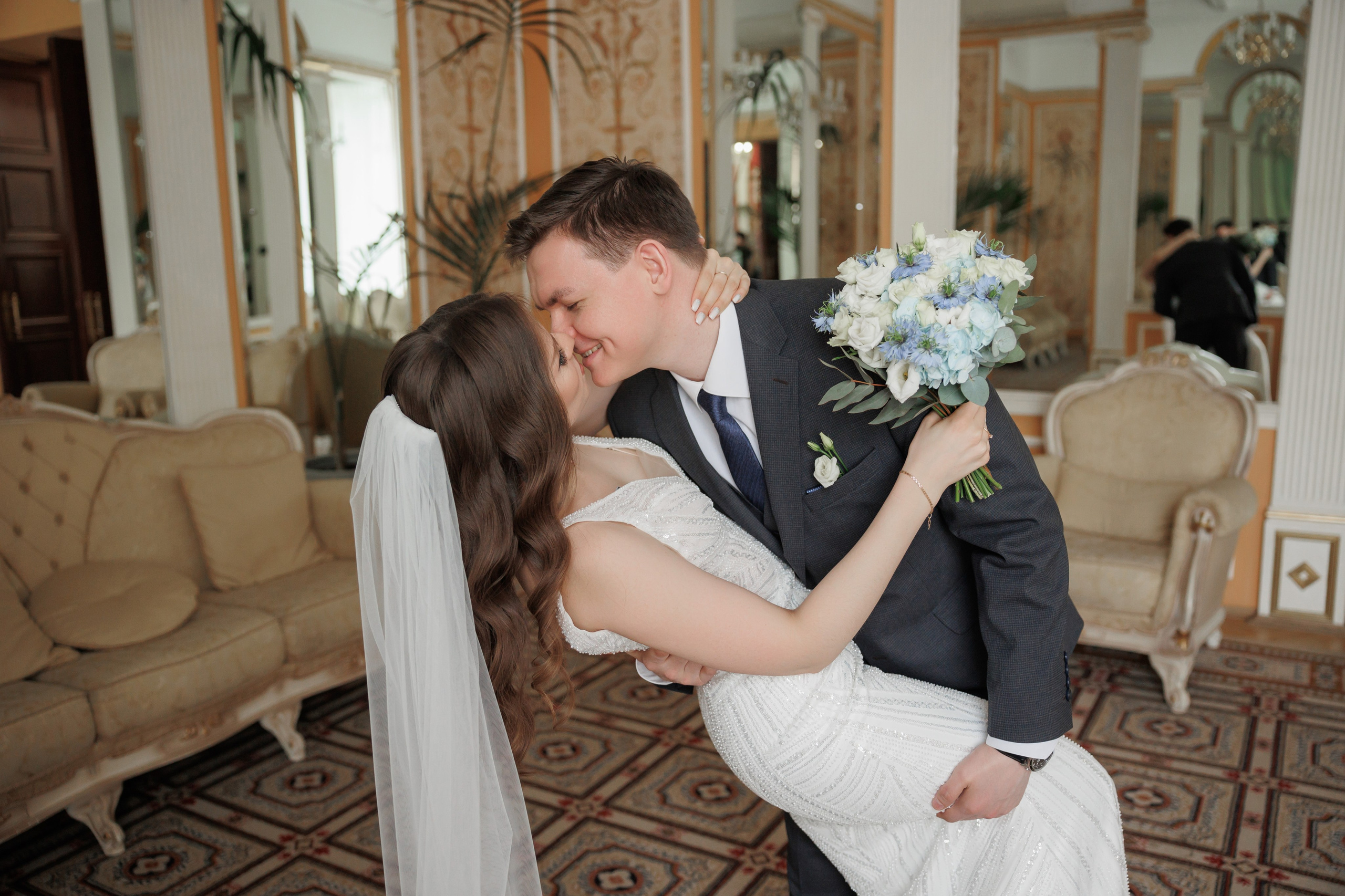 Даша и Дима, Грибоедовский ЗАГС. Свадебный и репортажный фотограф (Москва, Королев и другие)