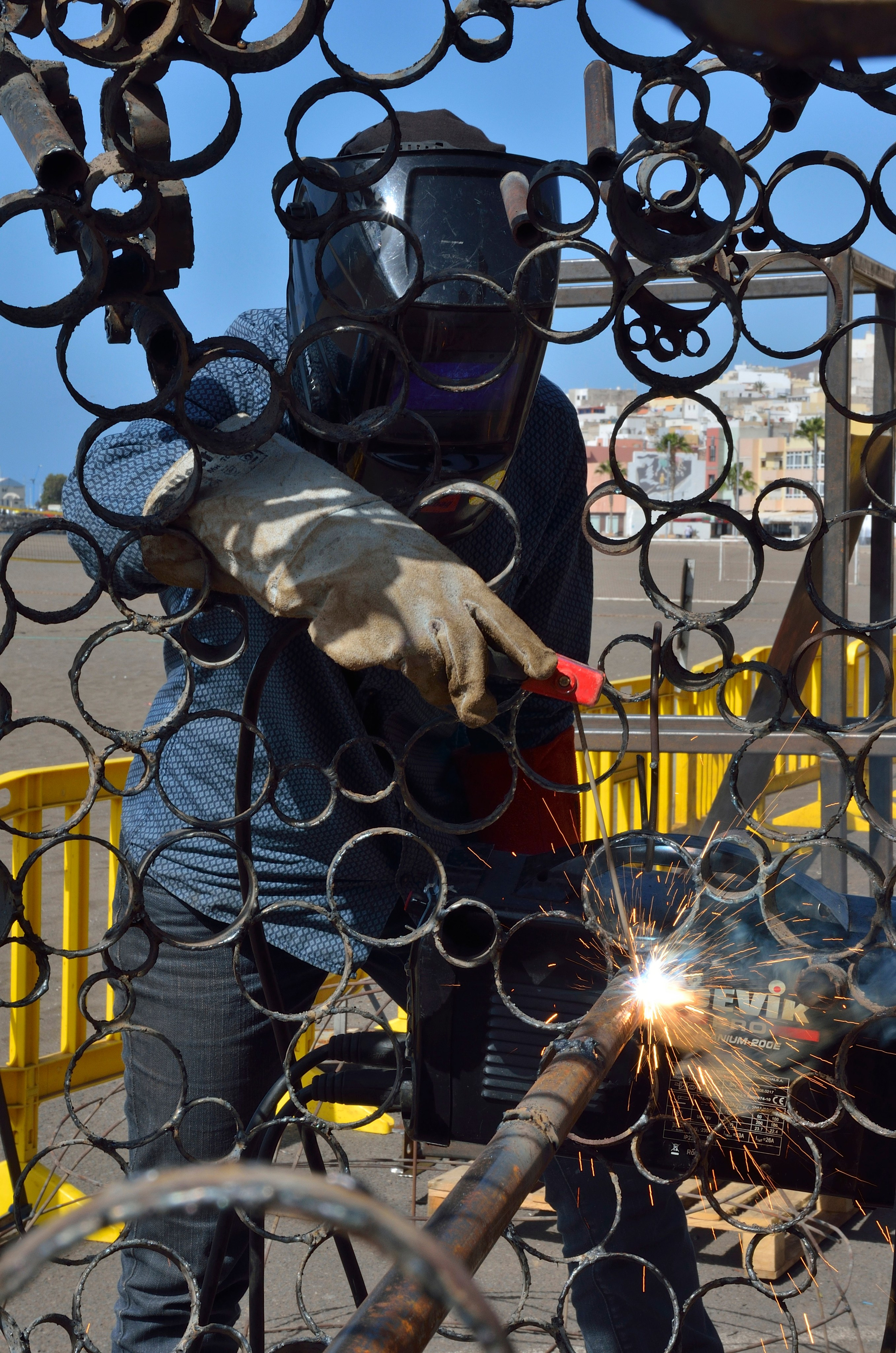 Рыба-шар_Испания _Канарские острова_Фуертевентура_ 2019. Художник — скульптор Антонина Фатхуллина