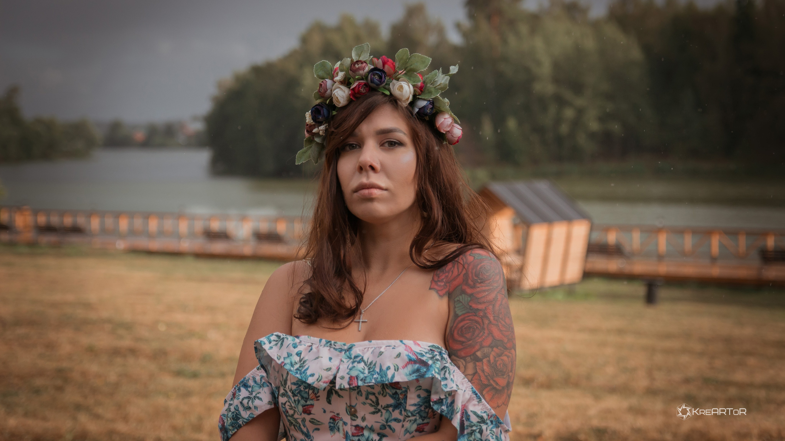 Женский портрет на природе