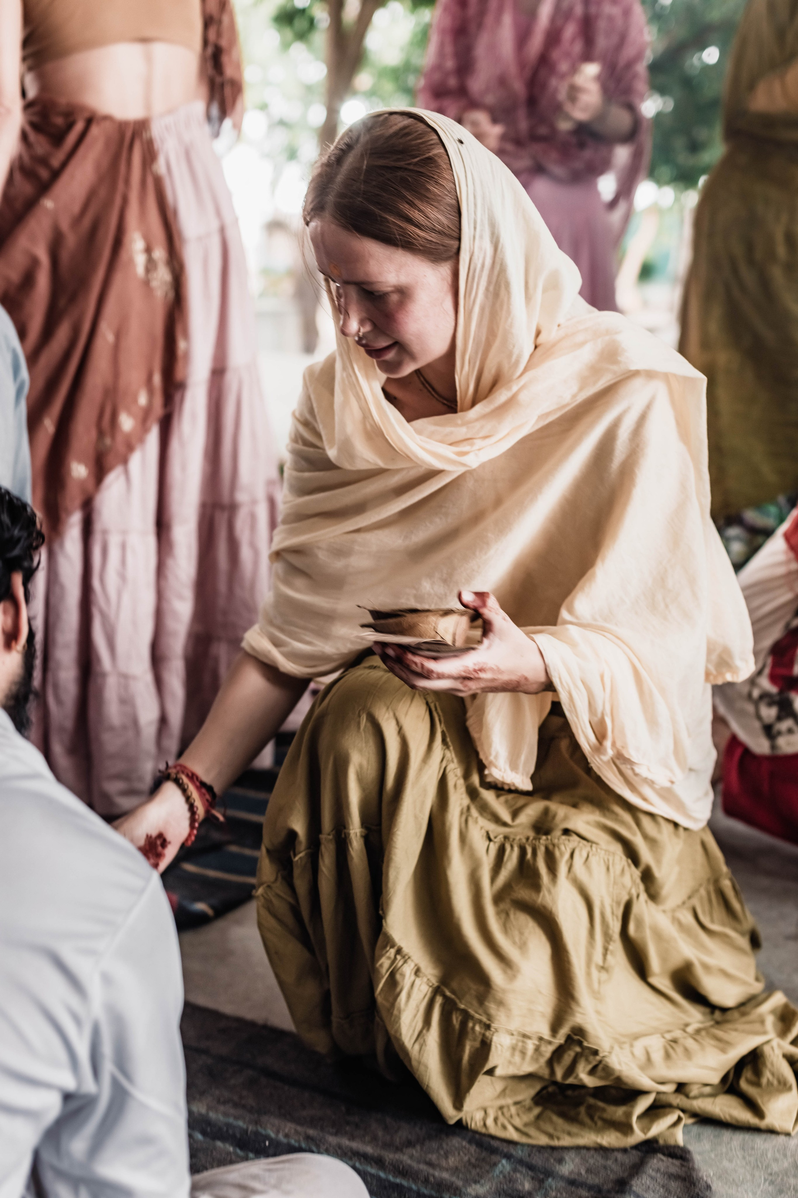 Pitri Paksha yagyas & poojas Devraha Baba ji ashram. Mariam Bagdasaryan