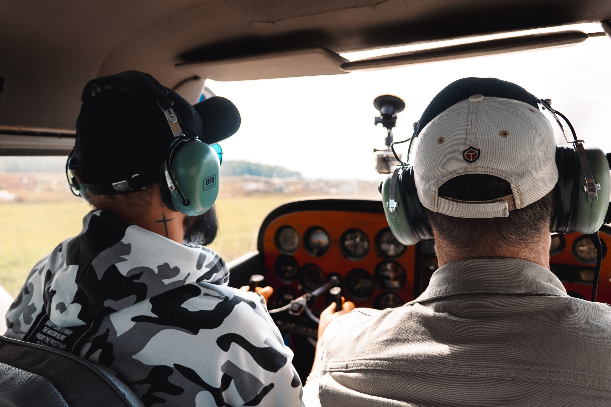 за штурвалом Cessna 172