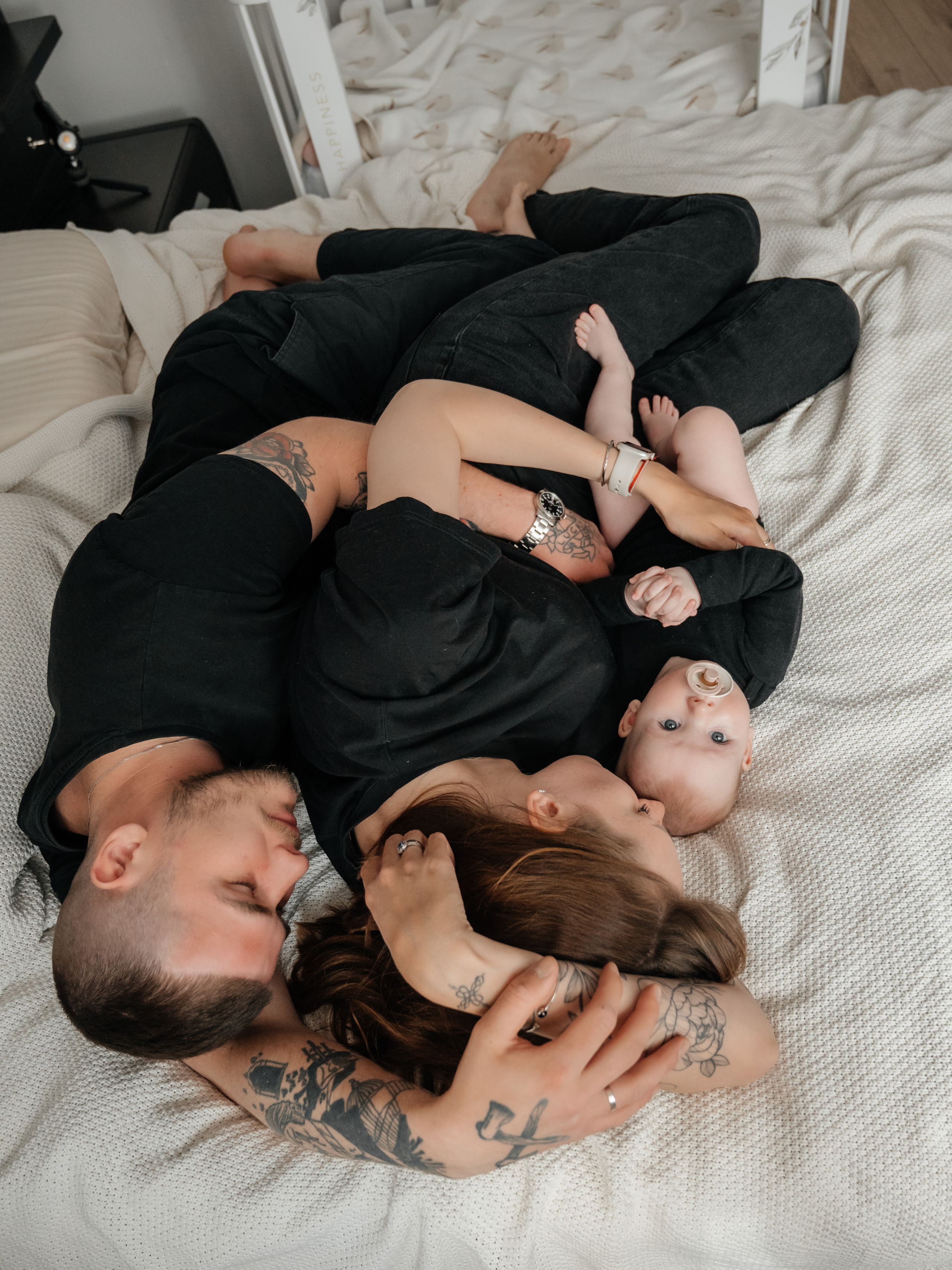 Анастасия, Андрей и малышка Алина. Свадебный и семейный фотограф Юлия Чернобай | Подольск, Москва, Московская область