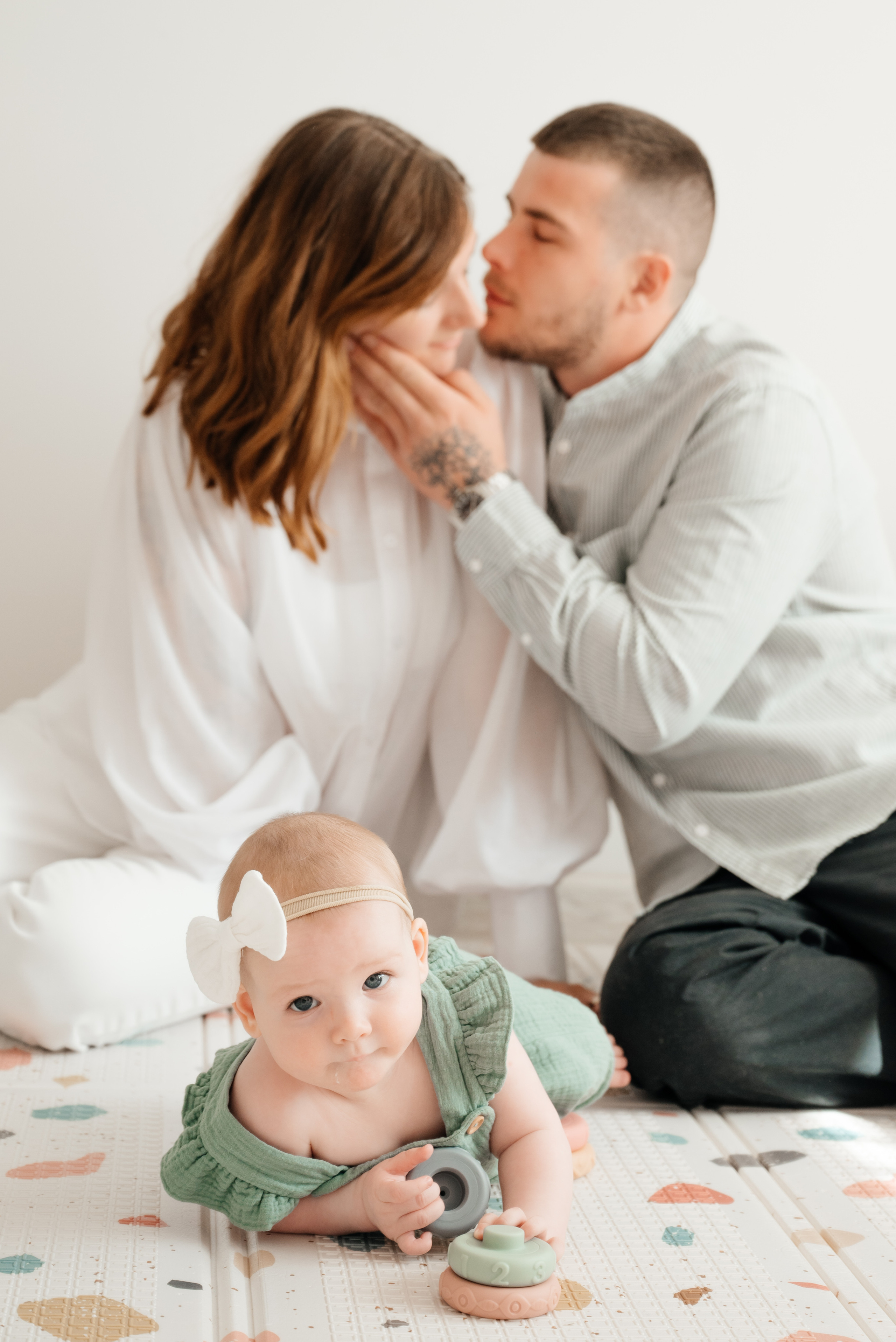 Анастасия, Андрей и малышка Алина. Свадебный и семейный фотограф Юлия Чернобай | Подольск, Москва, Московская область