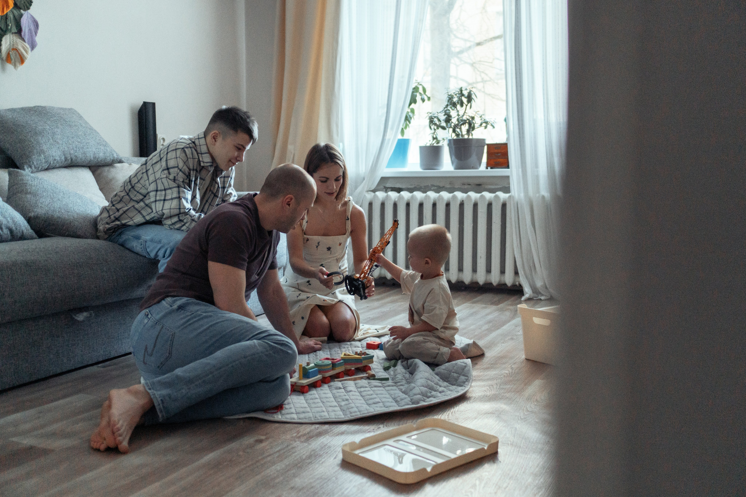 Катя, Антон, Вадим и Миша. Семейный и детский фотограф в Санкт-Петербурге Наталья Григорьева