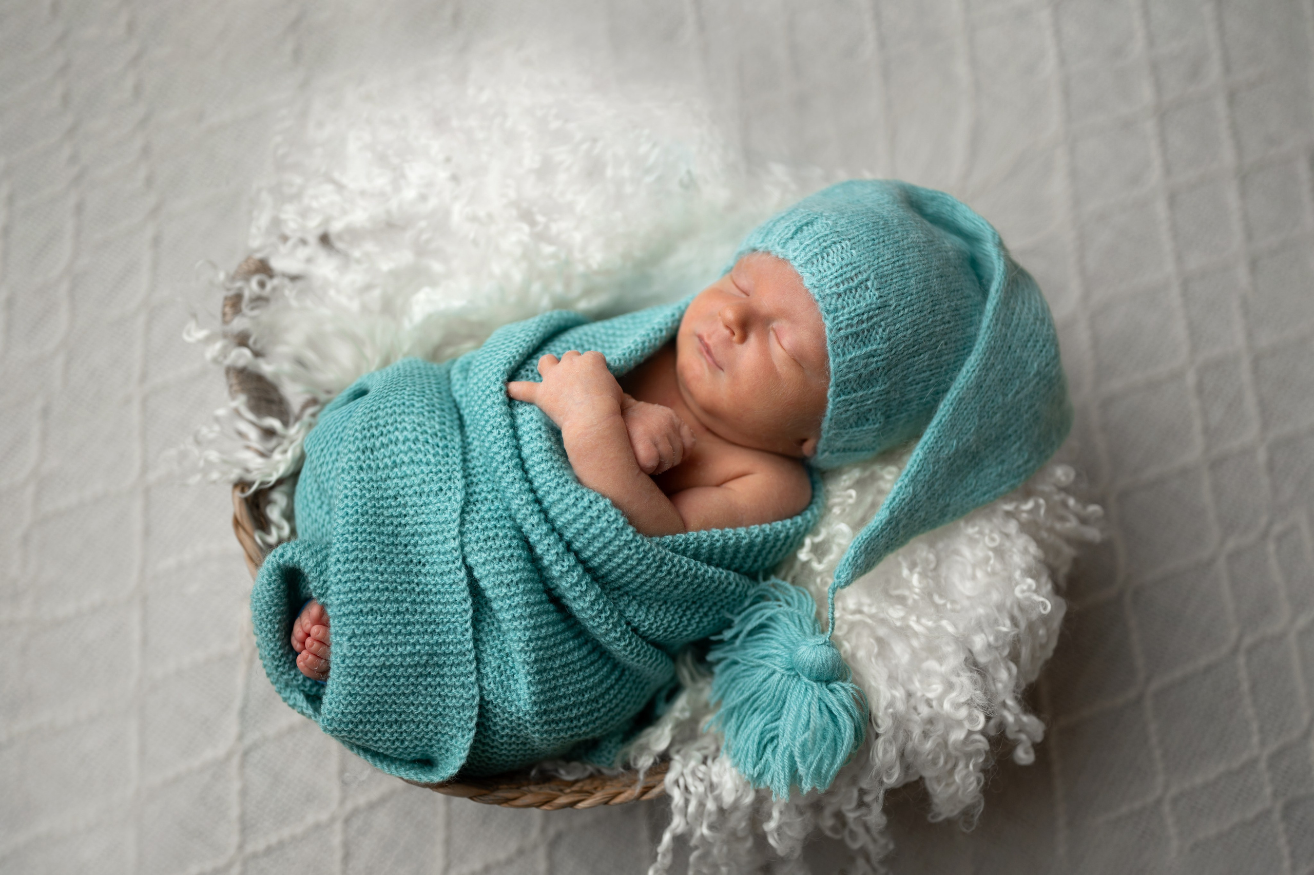 Максим 9 дней. Фотограф новорождённых Ольга Ушакова Москва