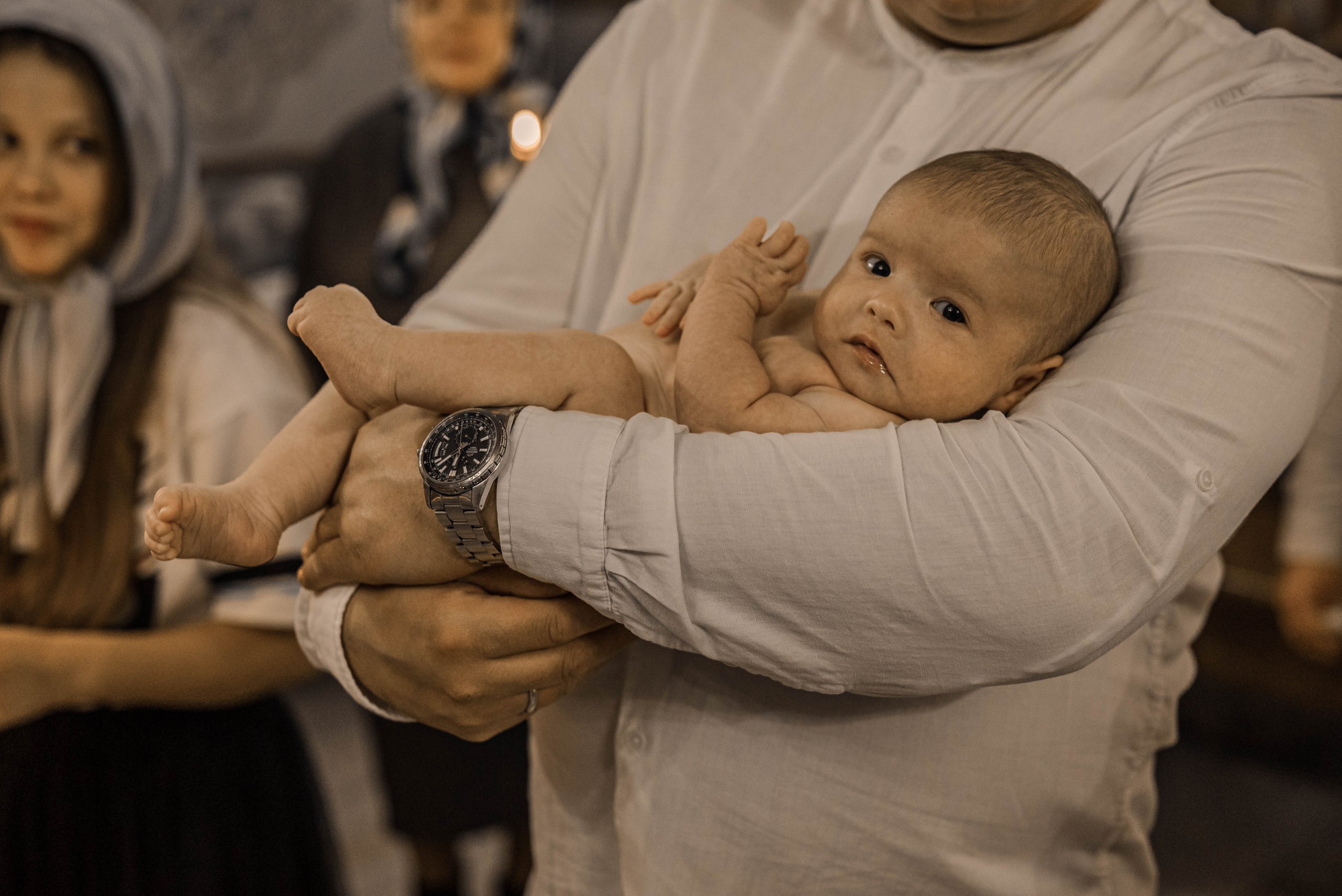 Крещение (мама Регина). Семейный и детский фотограф Москва