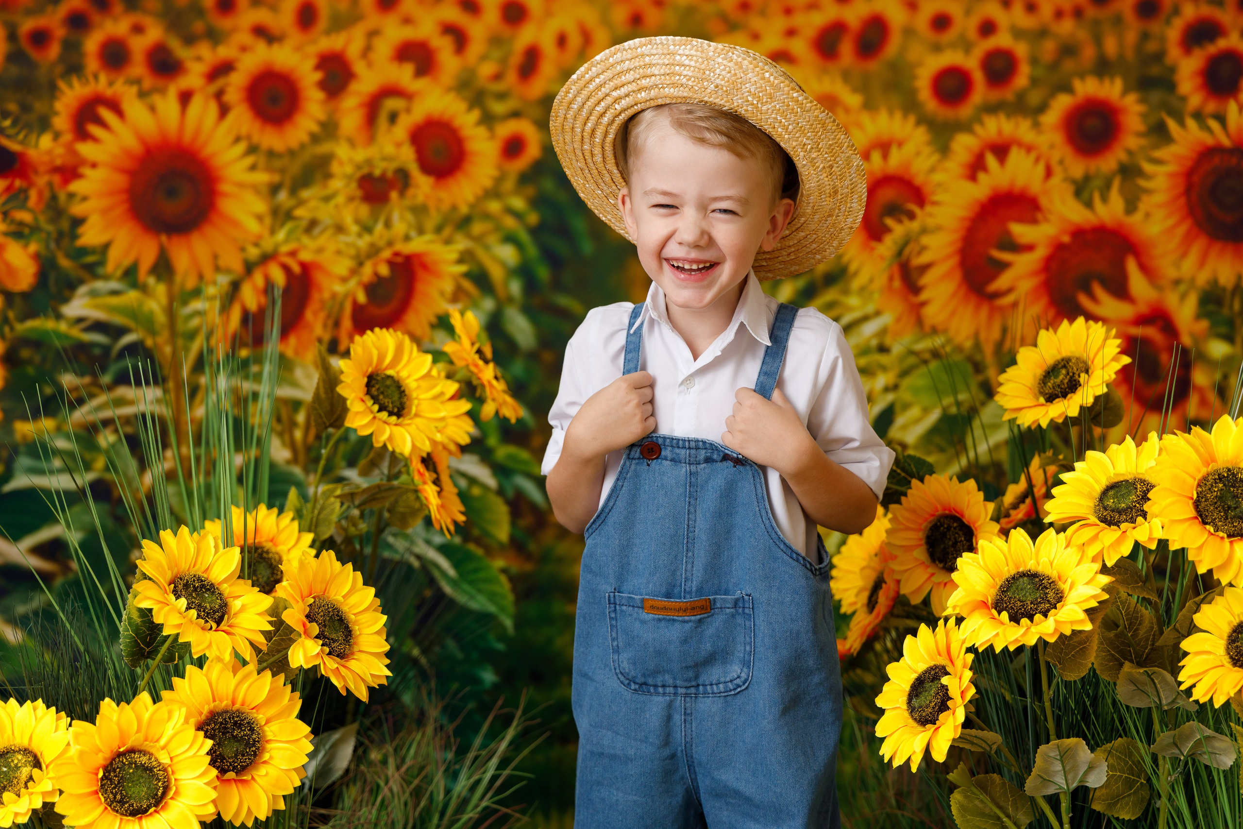 Подсолнухи. Детская фотостудия Москва