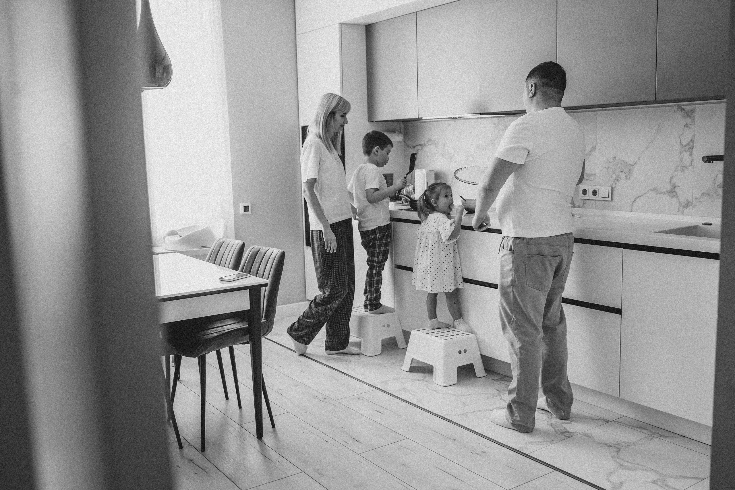 Катя, Иван, Егор, Ева. Семейный и домашний фотограф в Москве и МО Королева Валерия