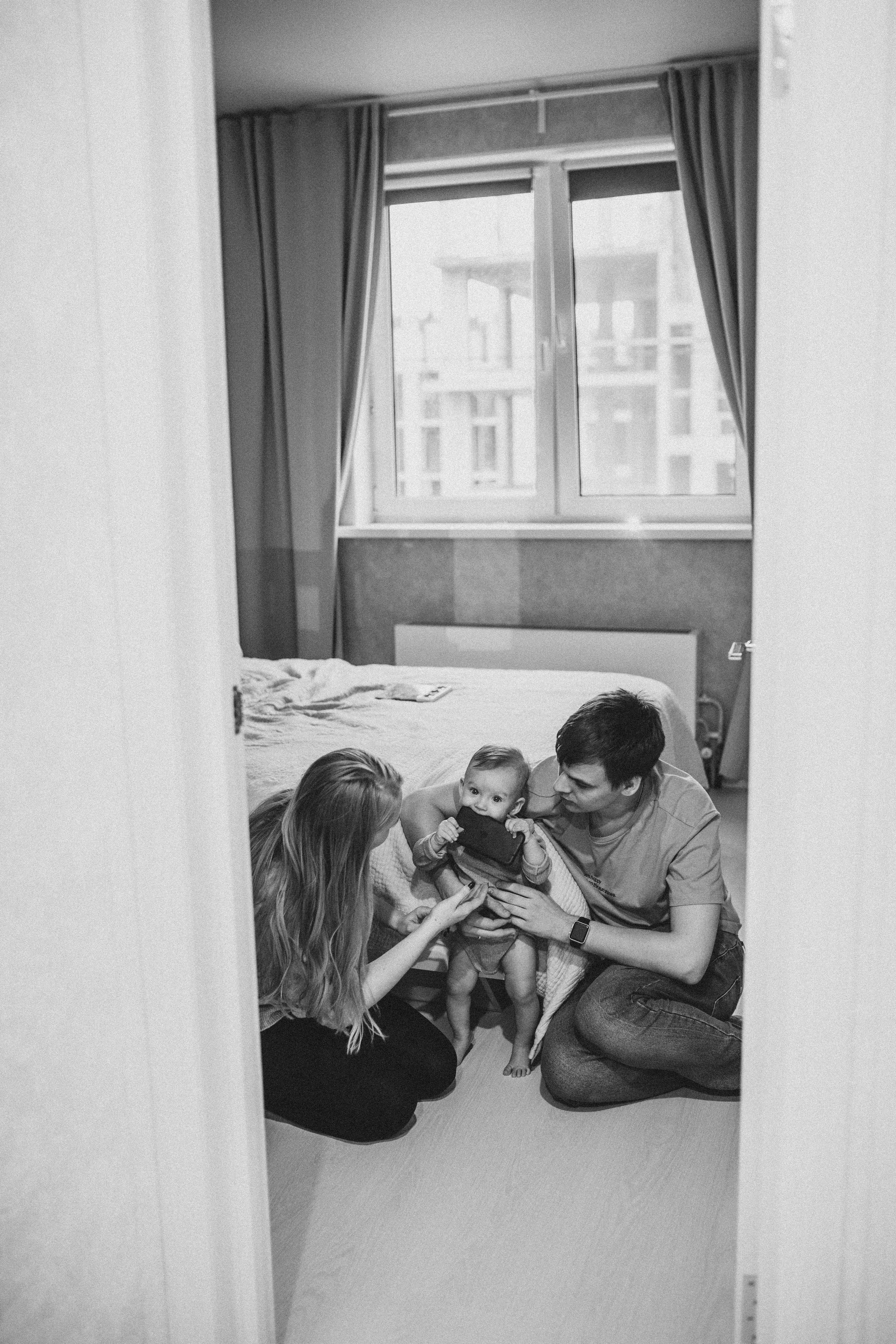 Дарья с семьей. Семейный и домашний фотограф в Москве и МО Королева Валерия