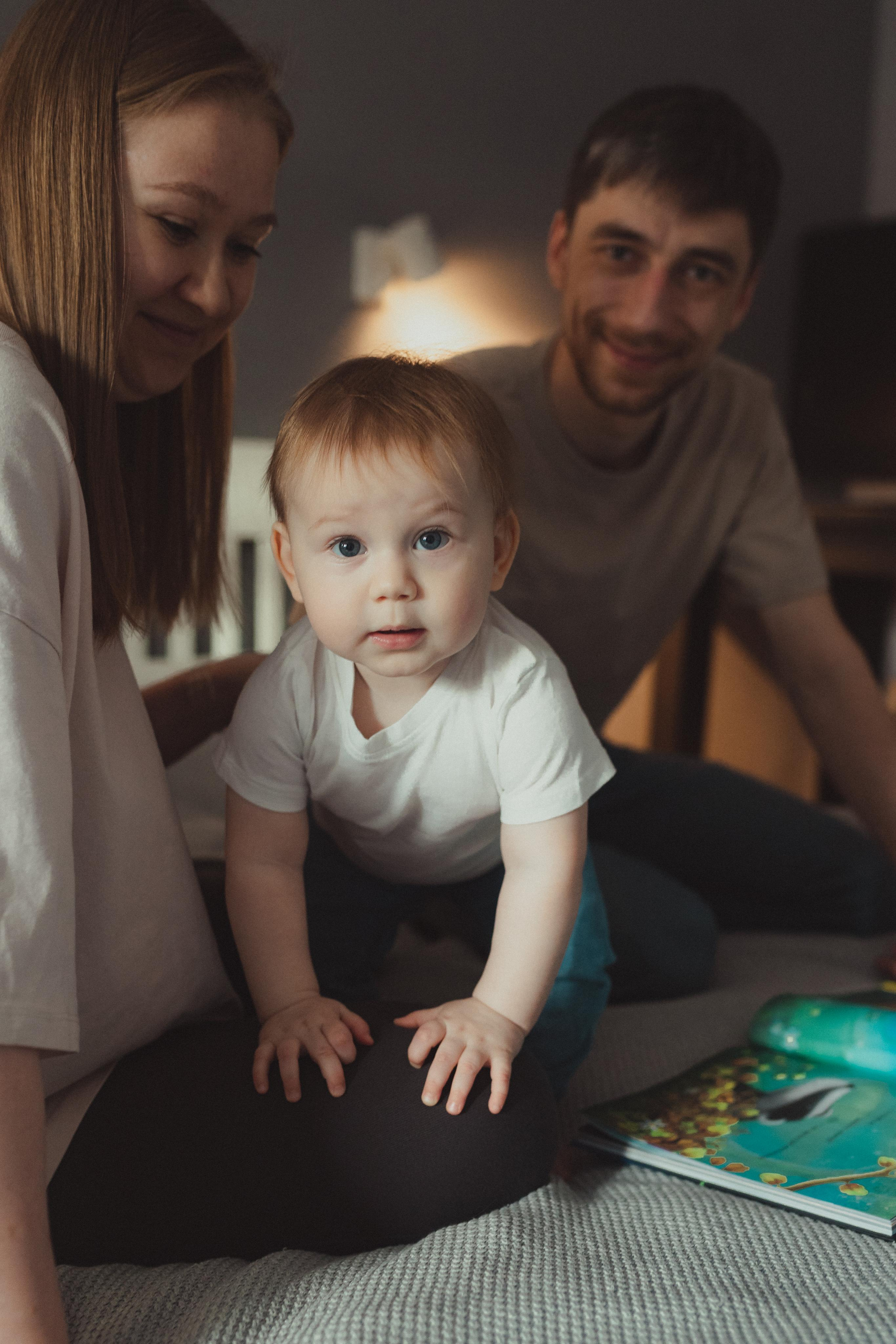 Первый год. Семейный и домашний фотограф в Москве и МО Королева Валерия