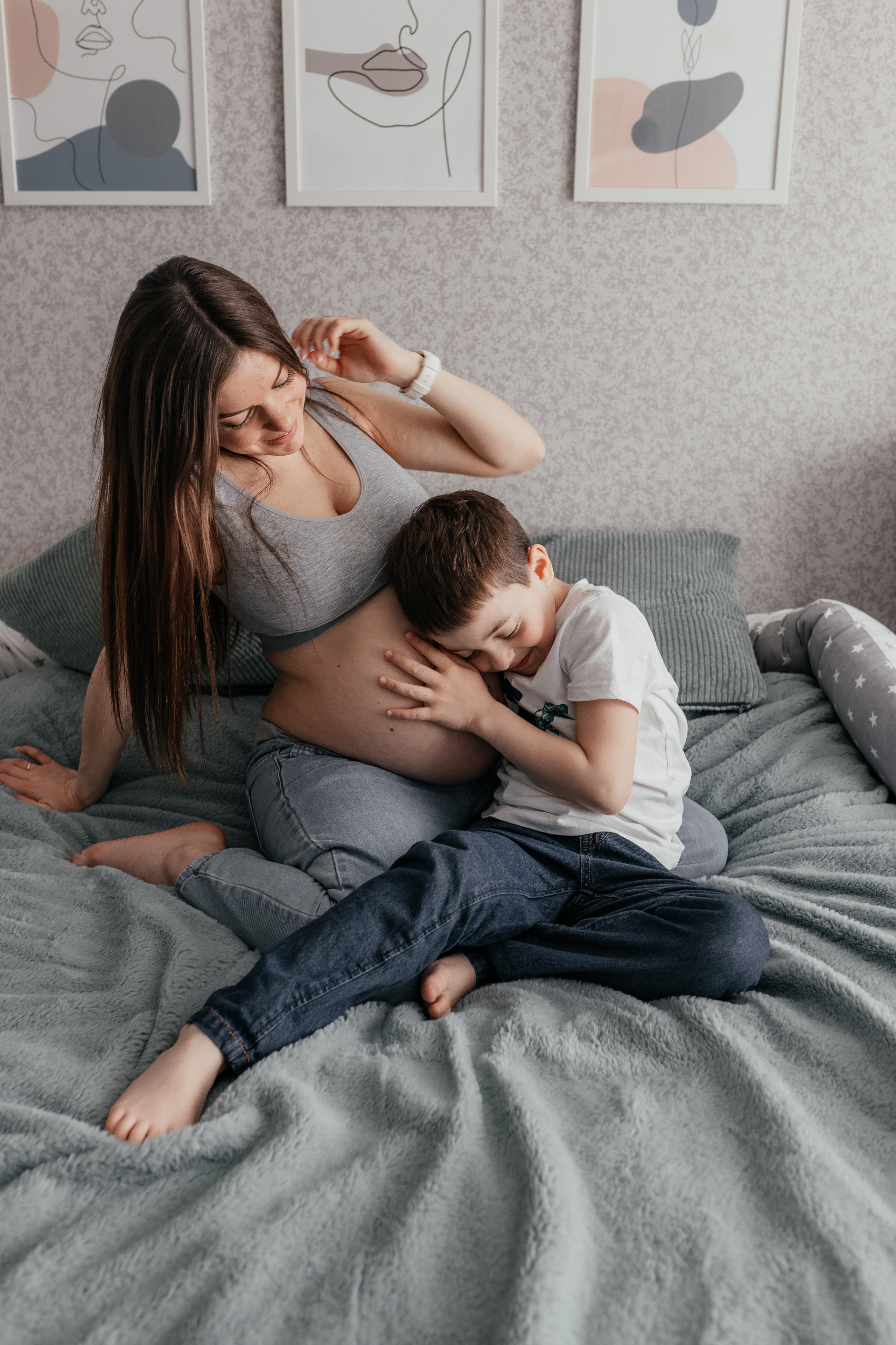 Саша с семьей. Семейный и домашний фотограф в Москве и МО Королева Валерия