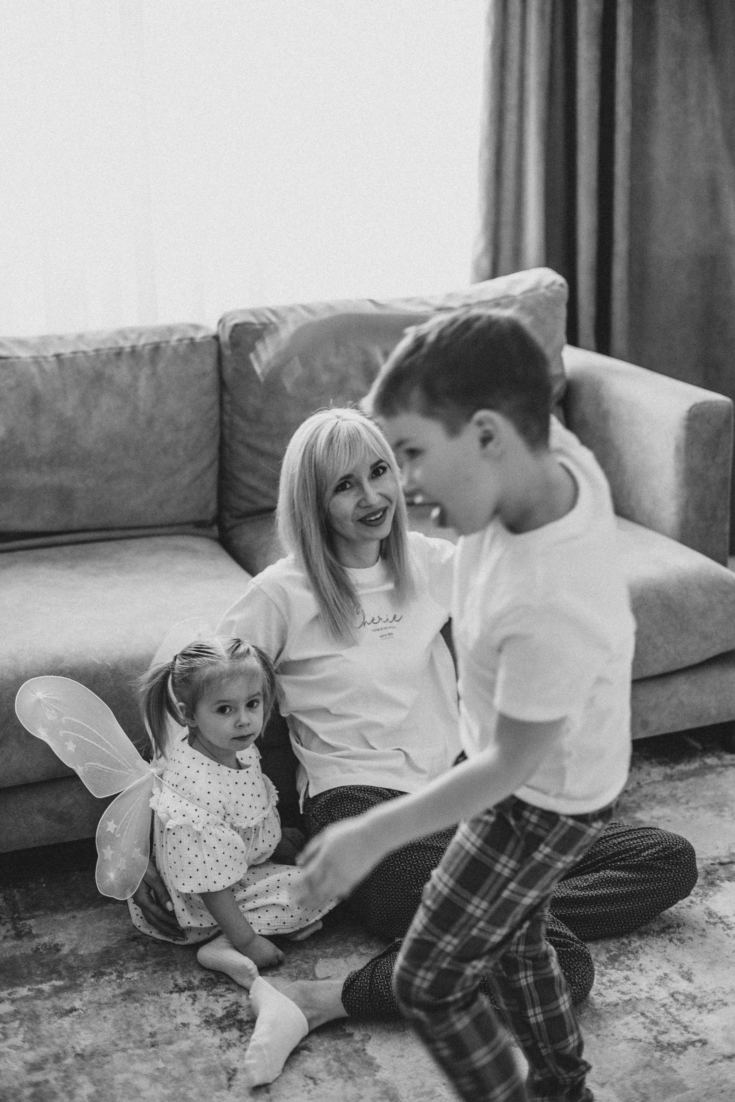 Катя, Иван, Егор, Ева. Семейный и домашний фотограф в Москве и МО Королева Валерия