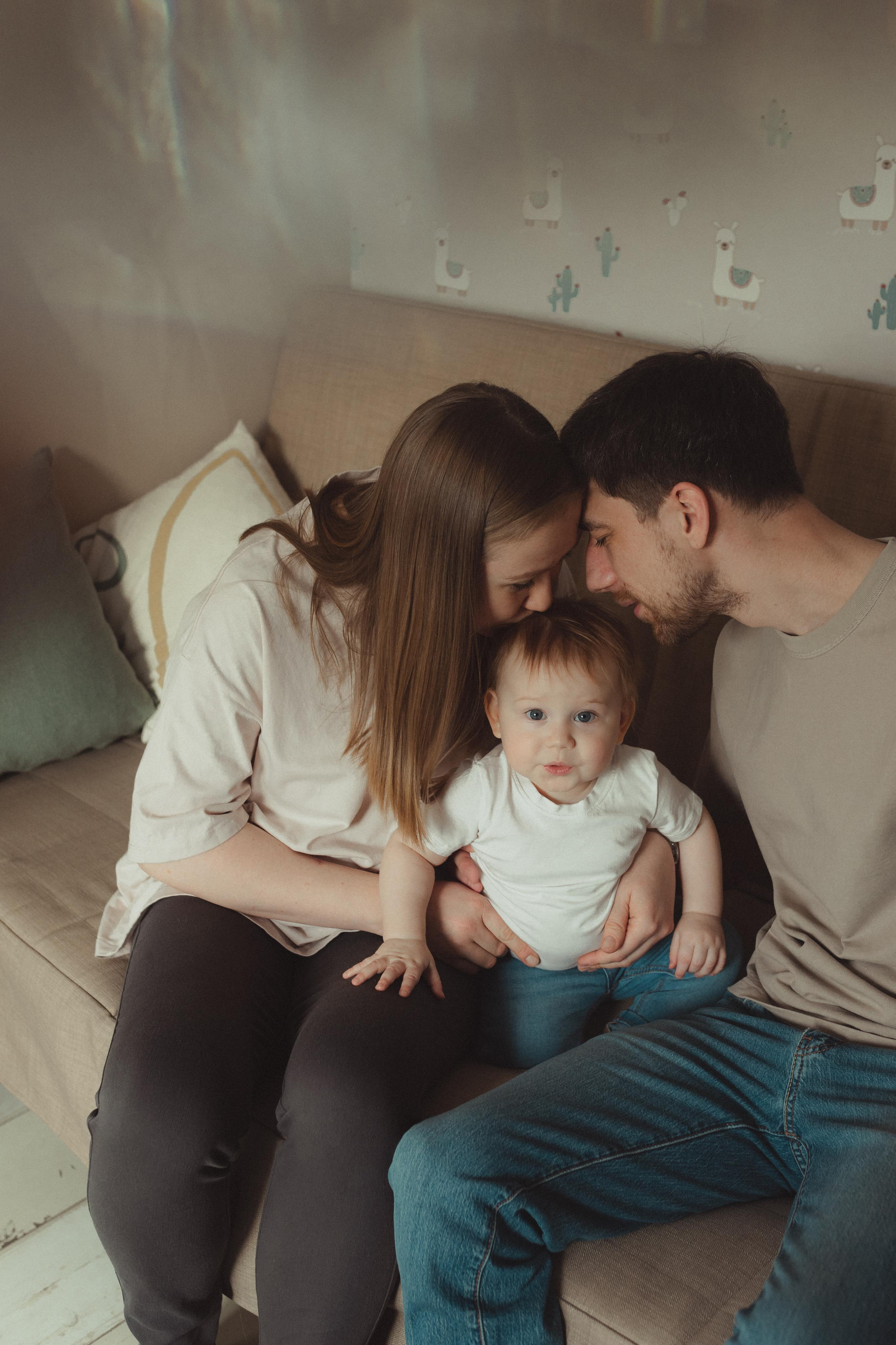 Первый год. Семейный и домашний фотограф в Москве и МО Королева Валерия