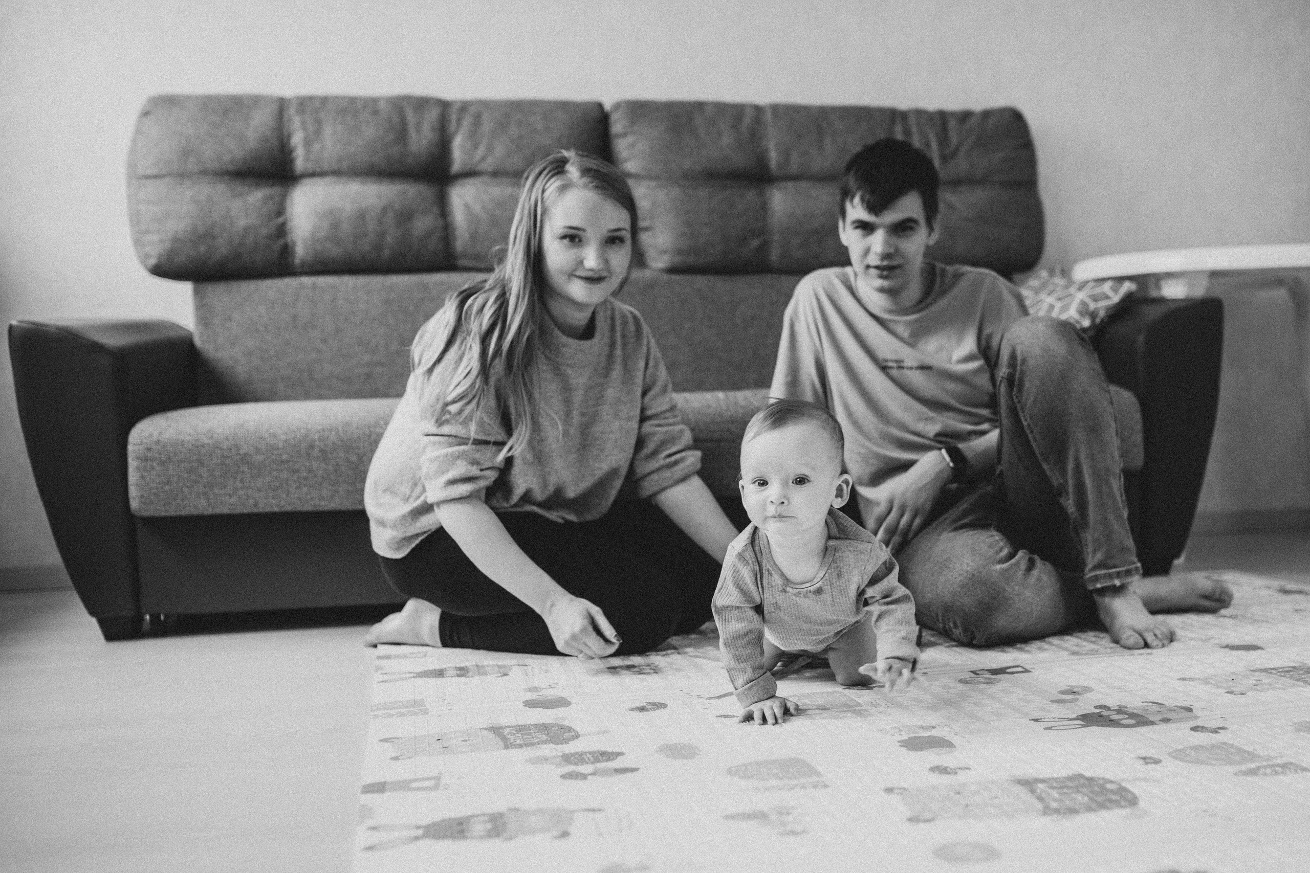 Дарья с семьей. Семейный и домашний фотограф в Москве и МО Королева Валерия