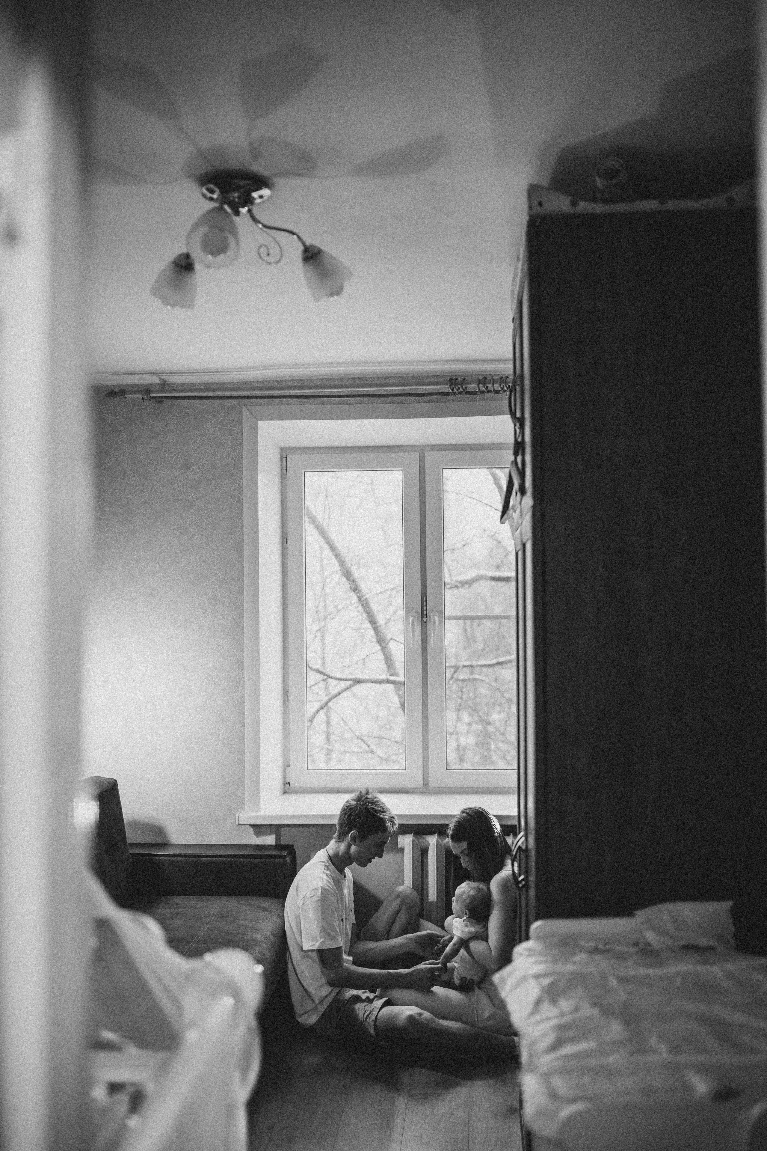 Даша с семьей. Семейный и домашний фотограф в Москве и МО Королева Валерия