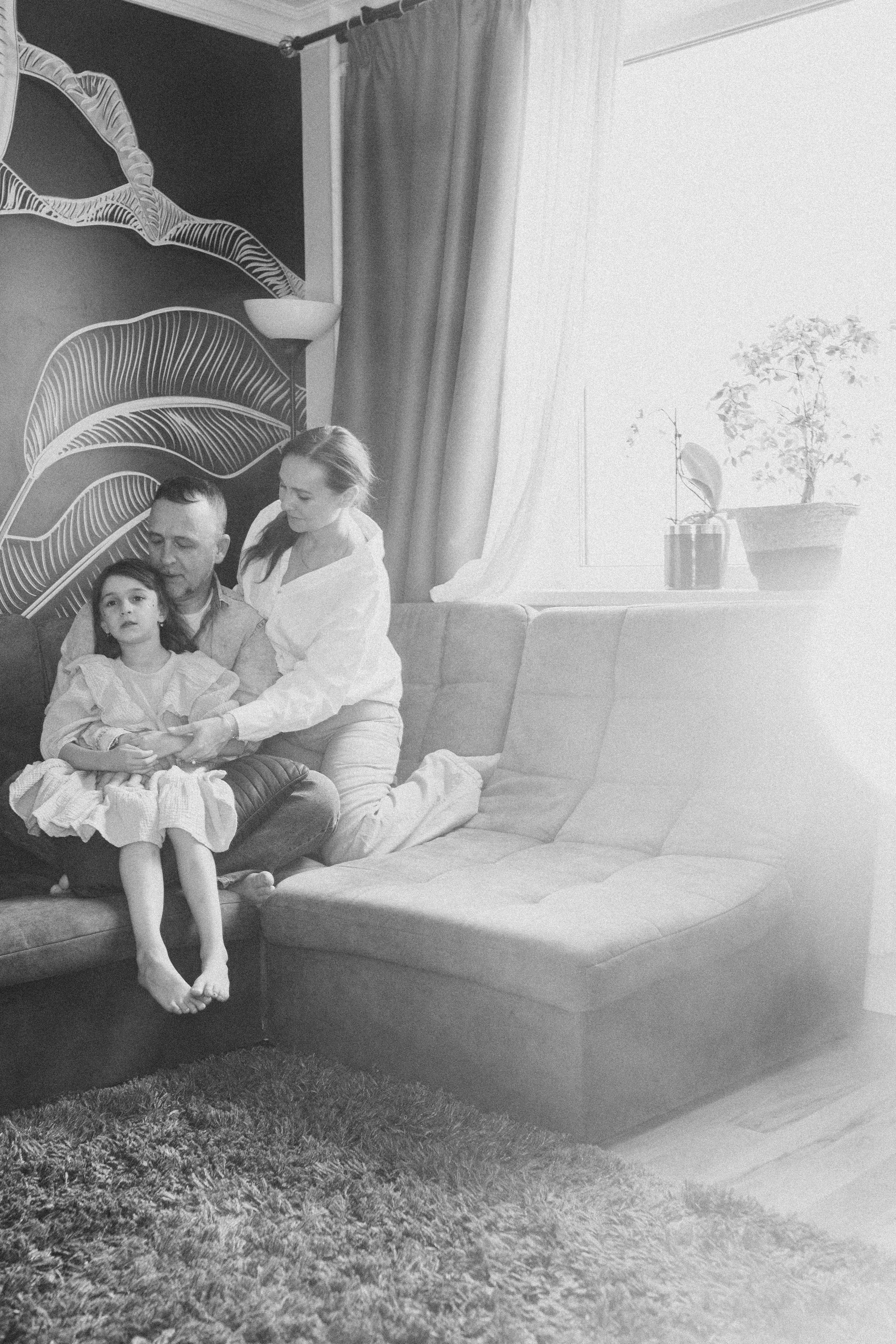 Юлия с семьей. Семейный и домашний фотограф в Москве и МО Королева Валерия