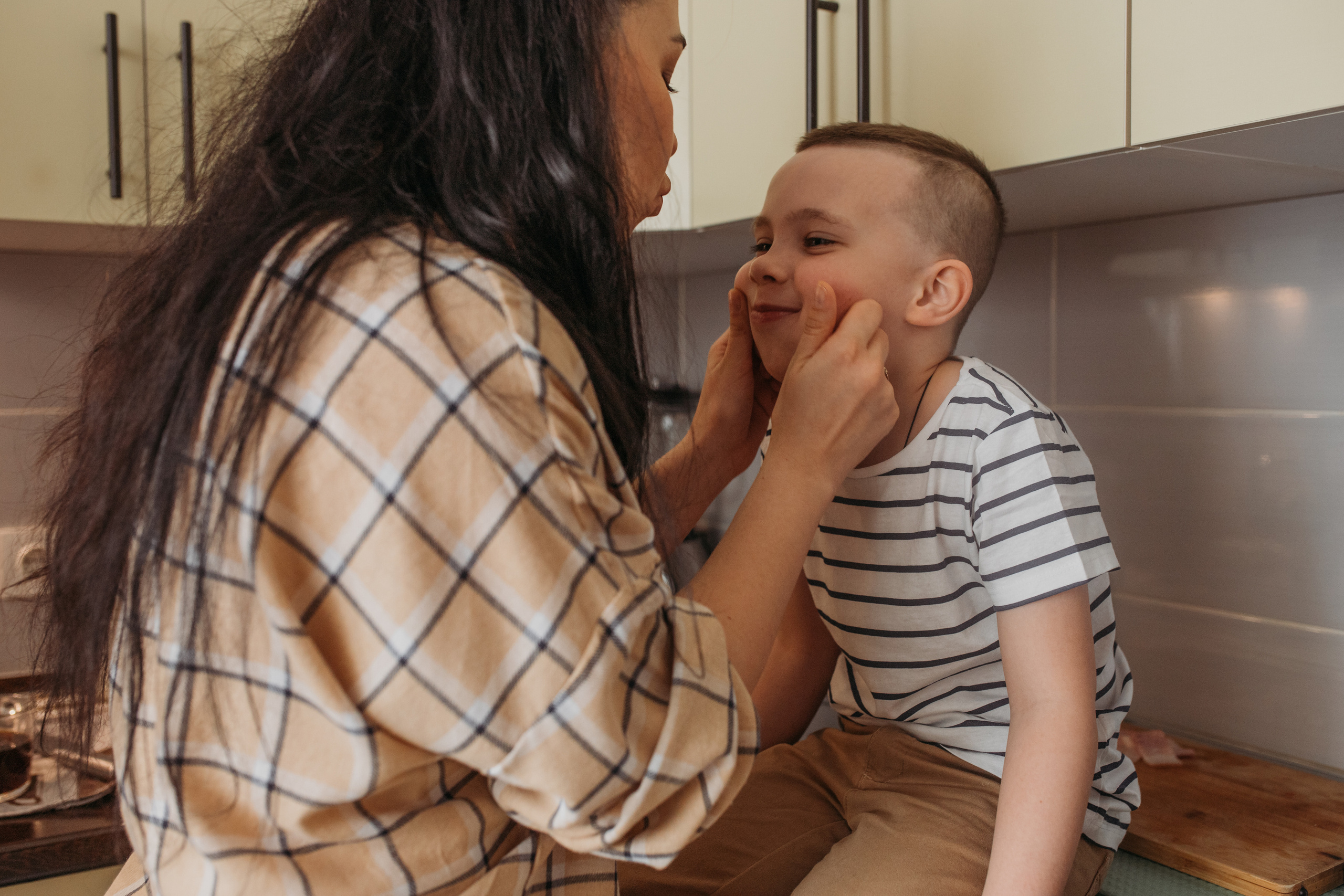 Семейный завтрак. Семейный и домашний фотограф в Москве и МО Королева Валерия