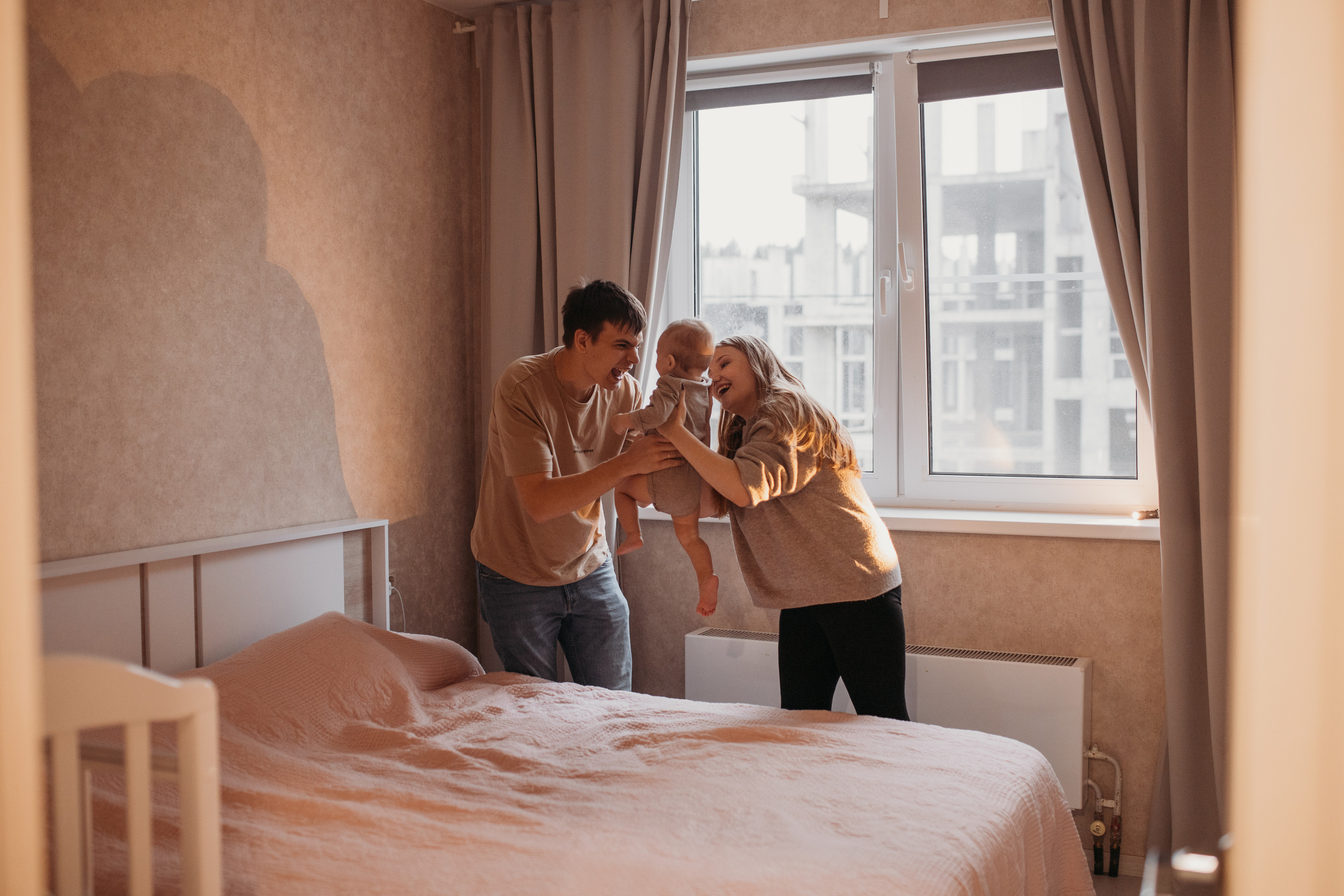 Дарья с семьей. Семейный и домашний фотограф в Москве и МО Королева Валерия