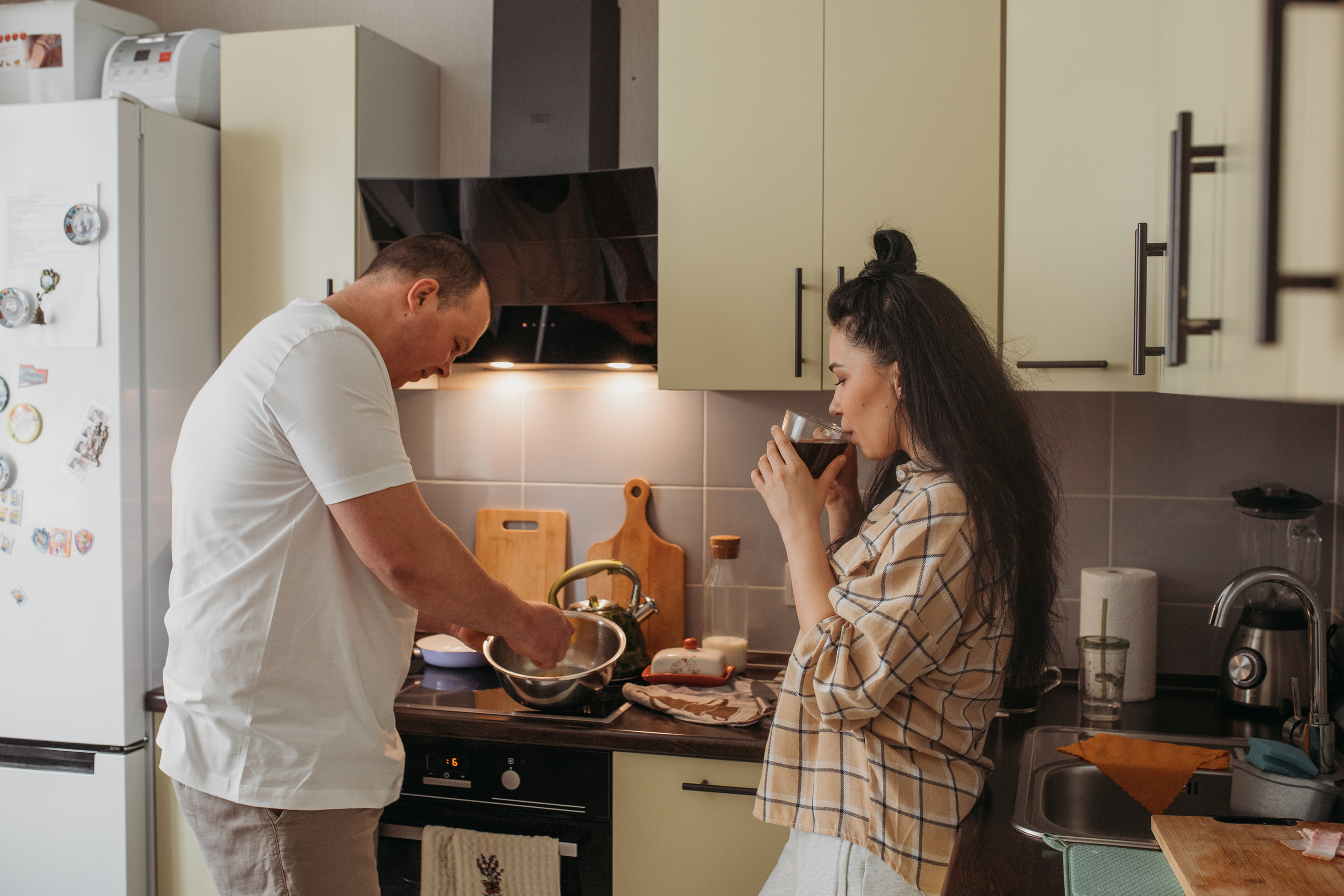 Семейный завтрак. Семейный и домашний фотограф в Москве и МО Королева Валерия