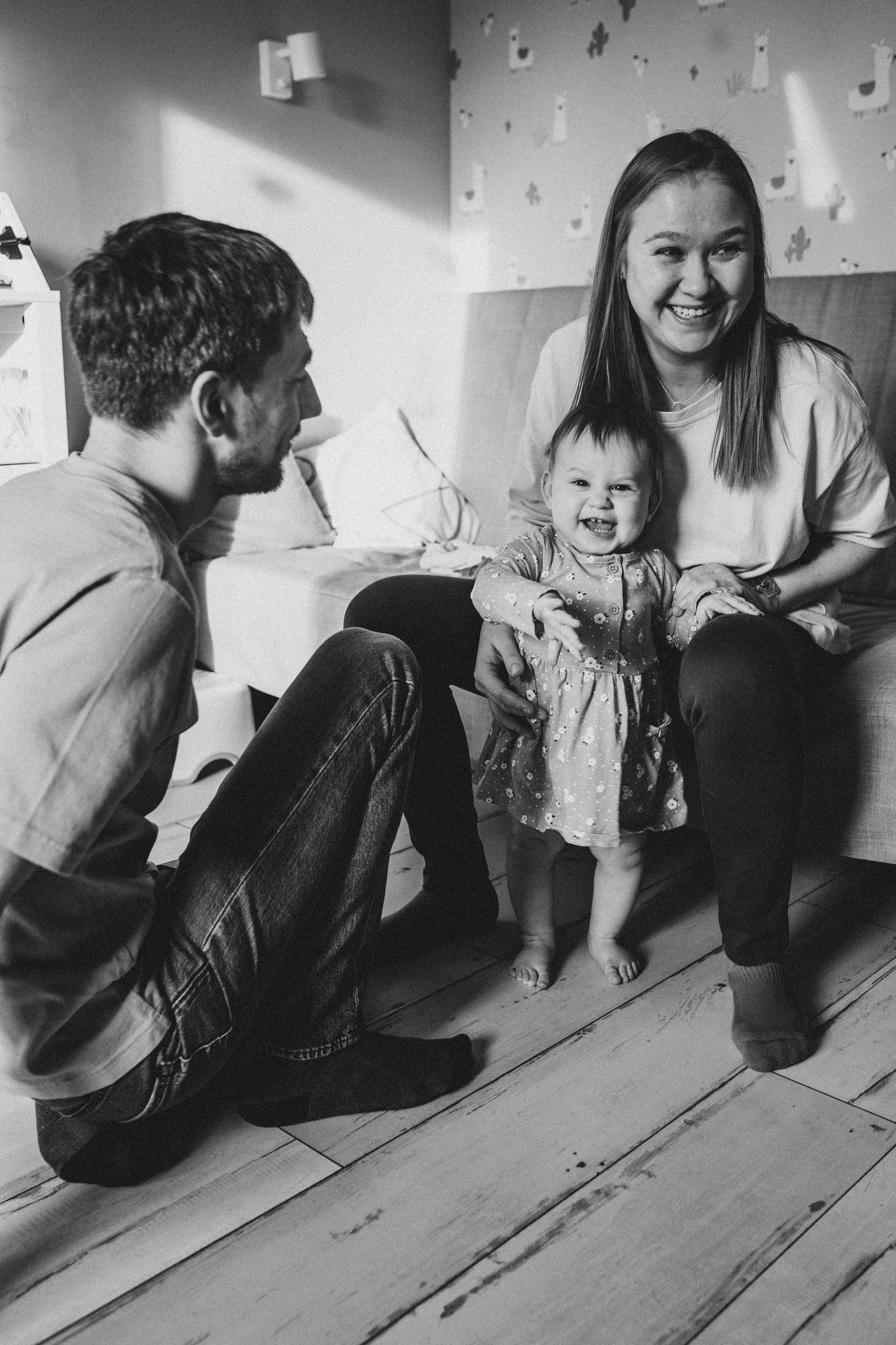 Первый год. Семейный и домашний фотограф в Москве и МО Королева Валерия