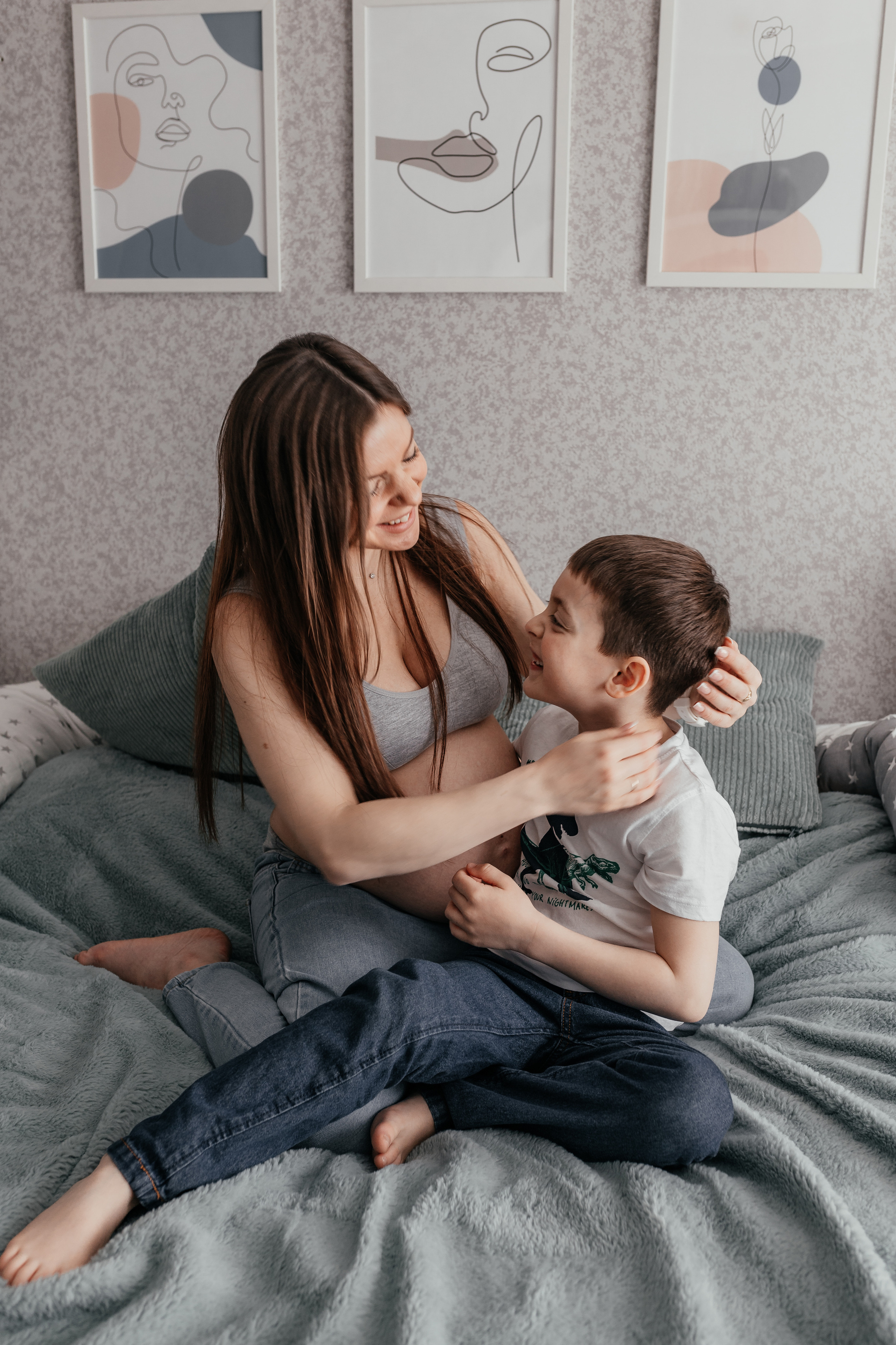 Саша с семьей. Семейный и домашний фотограф в Москве и МО Королева Валерия