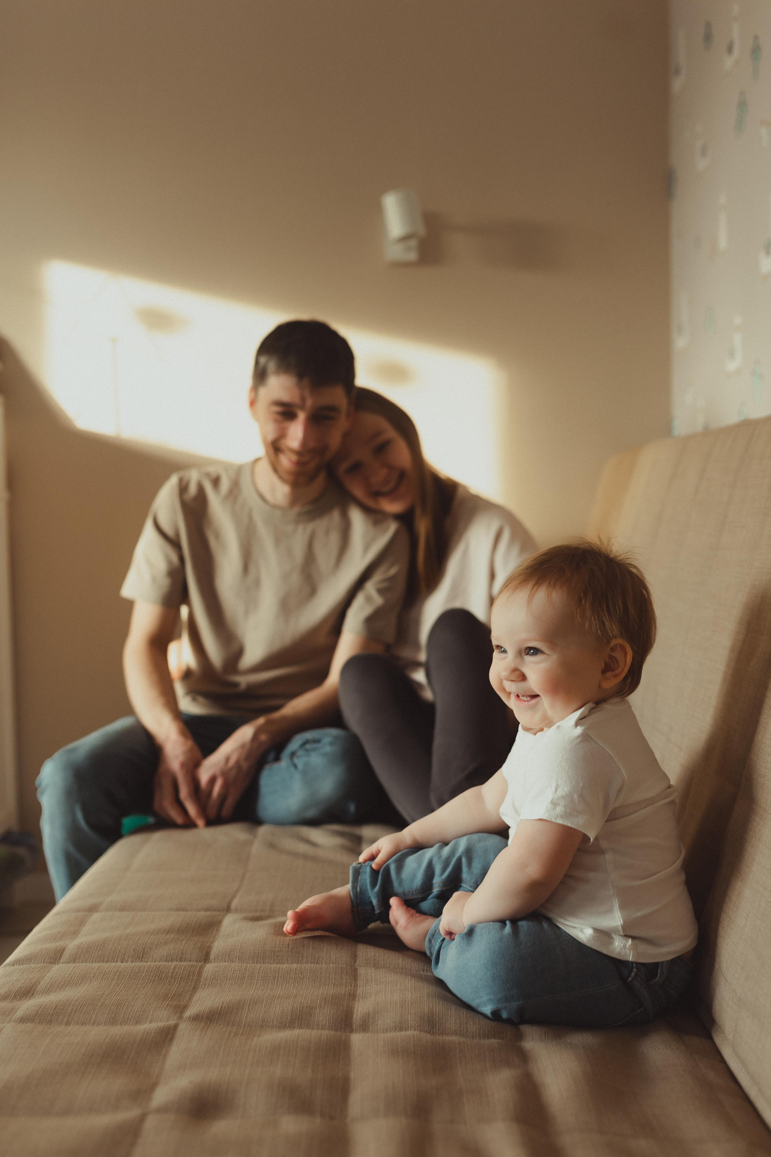 Первый год. Семейный и домашний фотограф в Москве и МО Королева Валерия