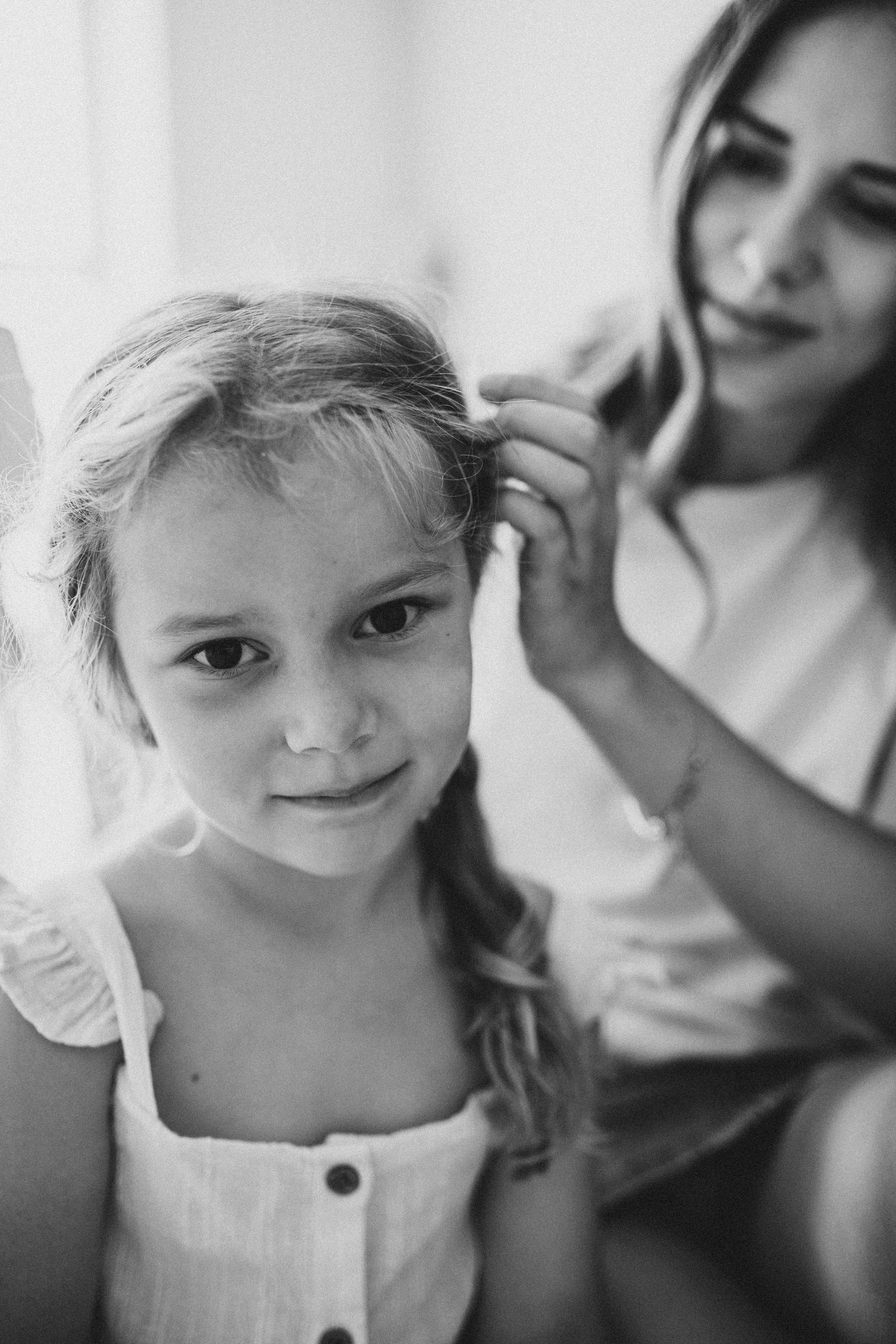 Марина с дочками. Семейный и домашний фотограф в Москве и МО Королева Валерия