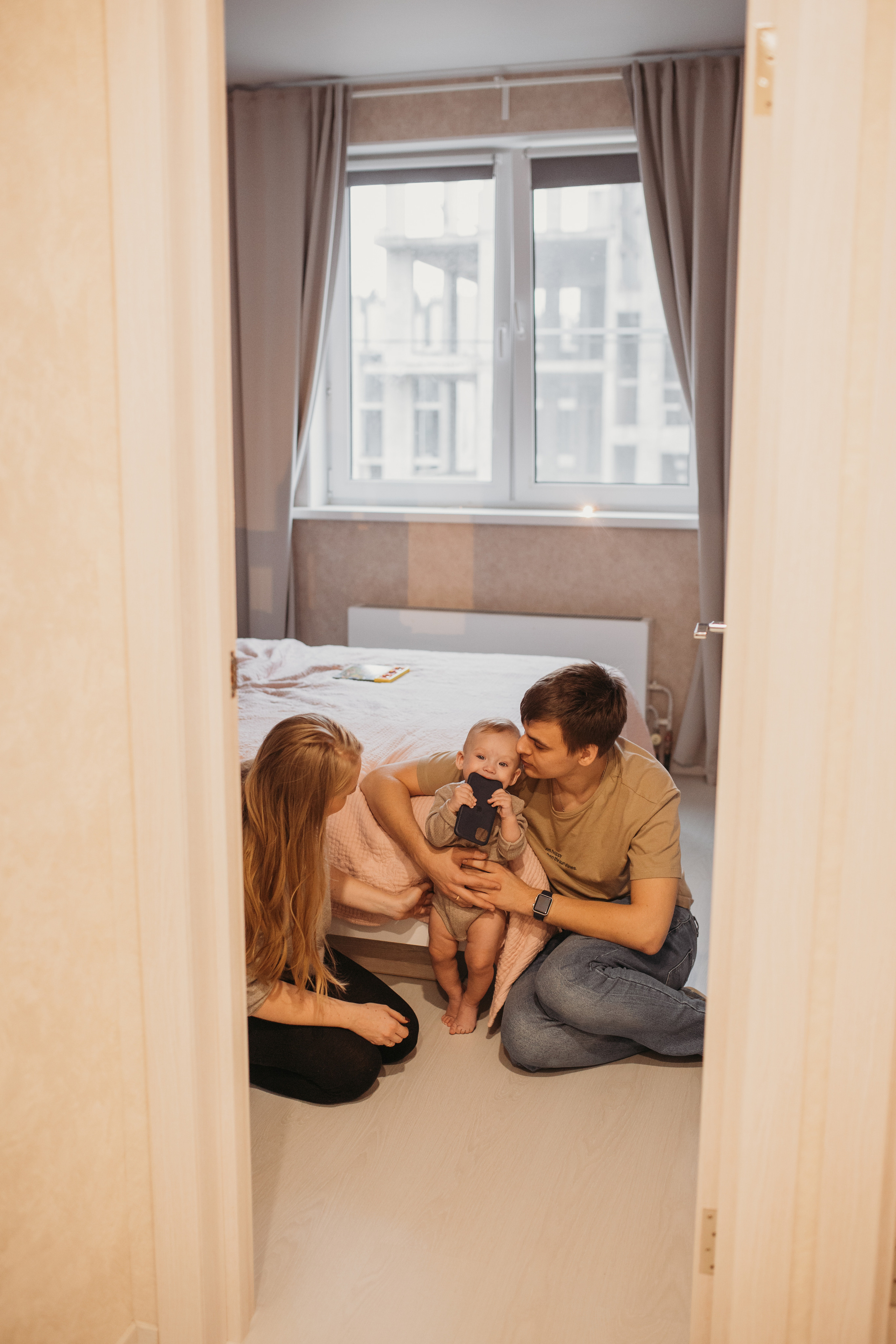 Дарья с семьей. Семейный и домашний фотограф в Москве и МО Королева Валерия