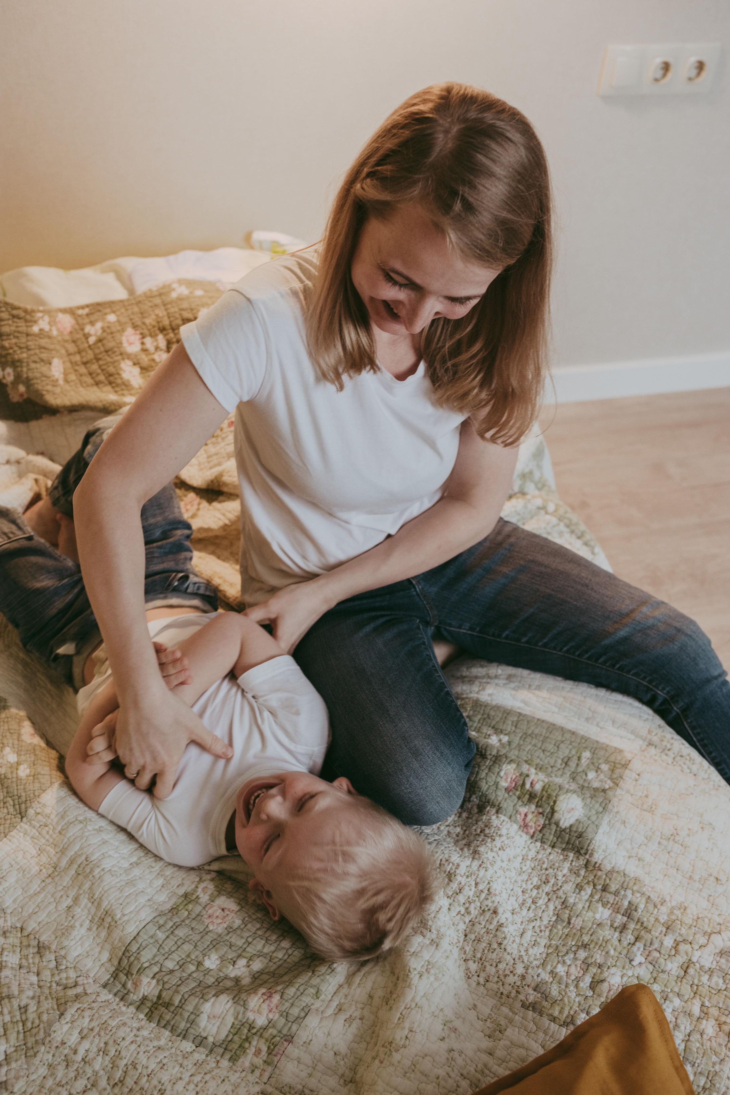 Анастасия с семьей. Семейный и домашний фотограф в Москве и МО Королева Валерия