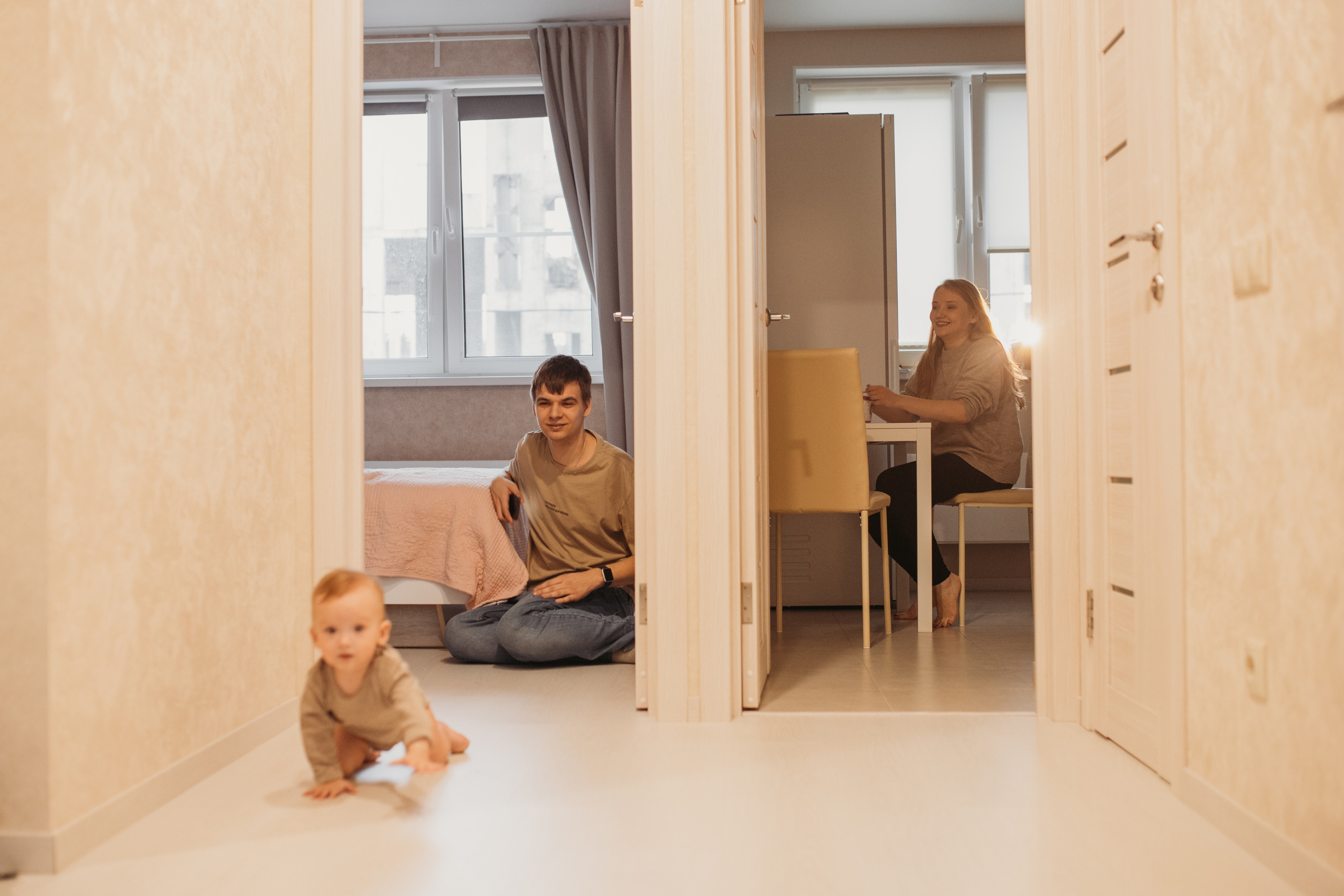 Дарья с семьей. Семейный и домашний фотограф в Москве и МО Королева Валерия