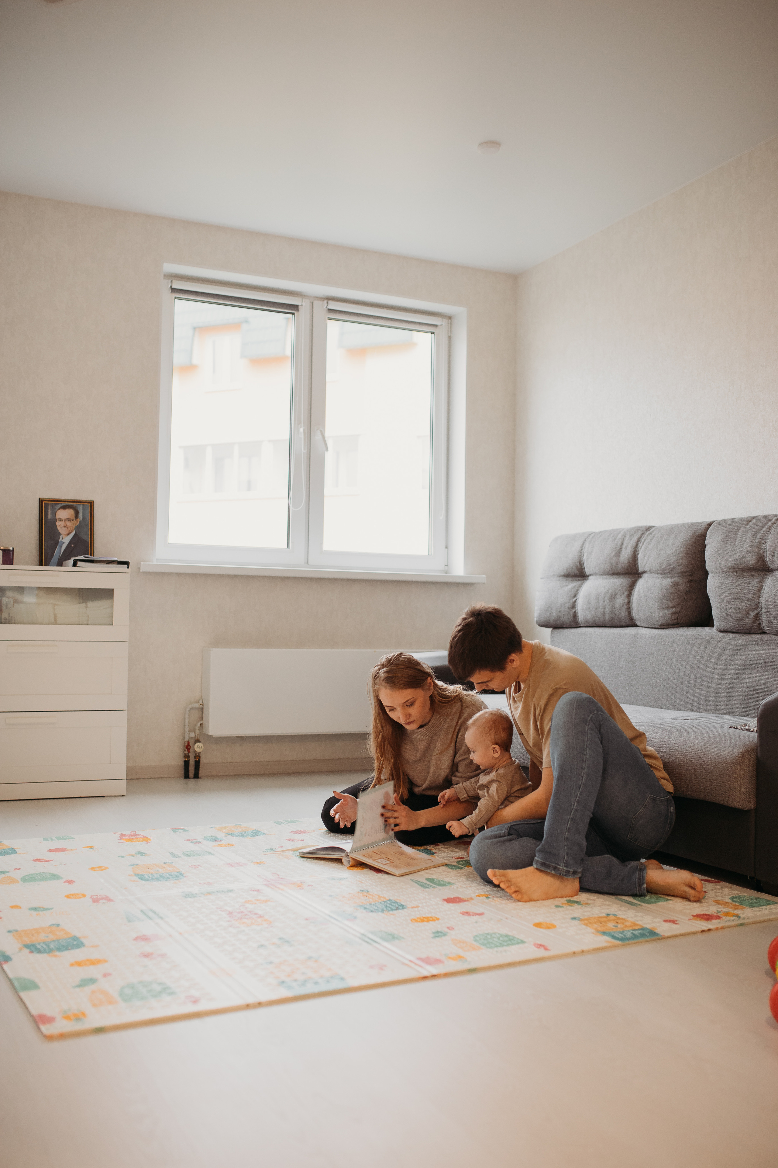 Дарья с семьей. Семейный и домашний фотограф в Москве и МО Королева Валерия