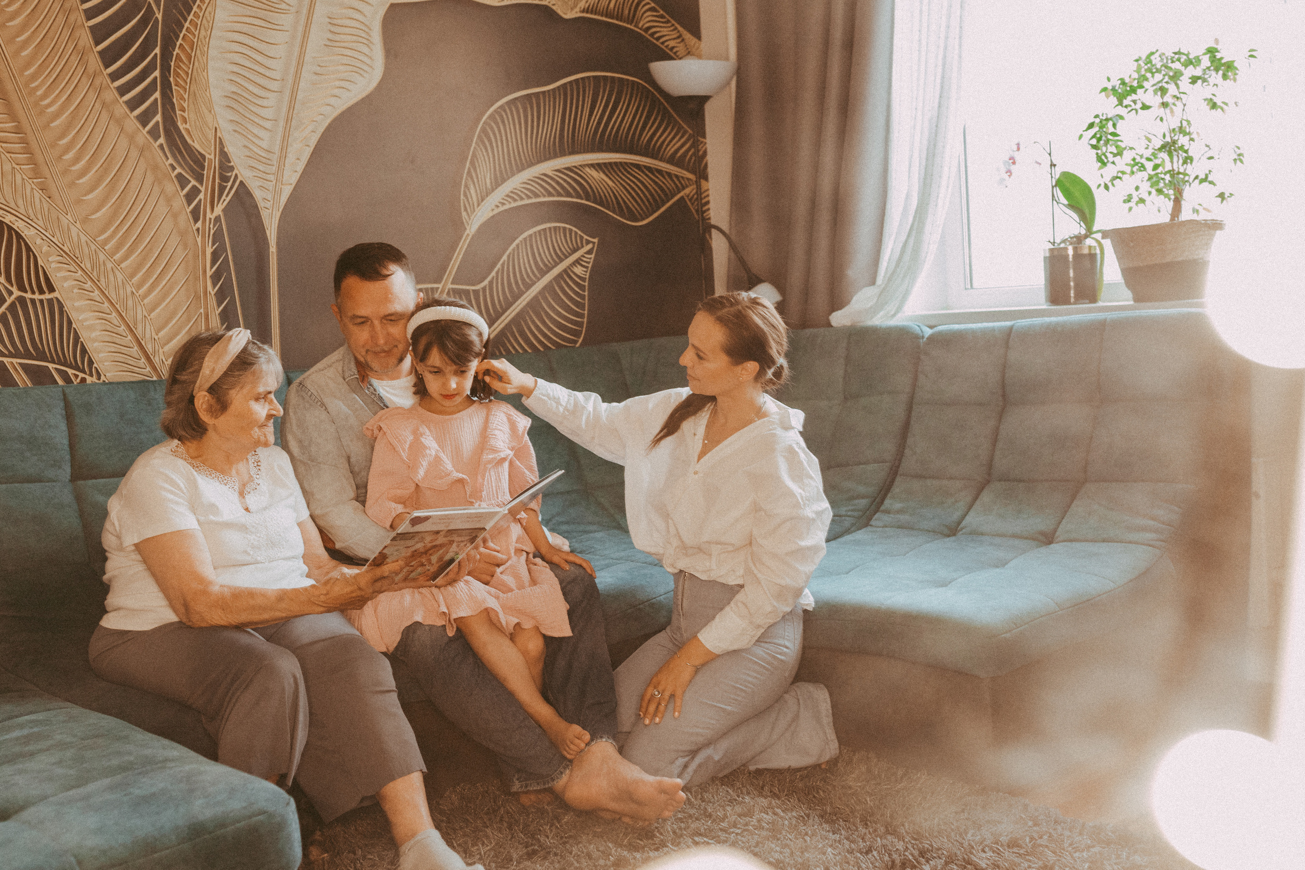 Юлия с семьей. Семейный и домашний фотограф в Москве и МО Королева Валерия