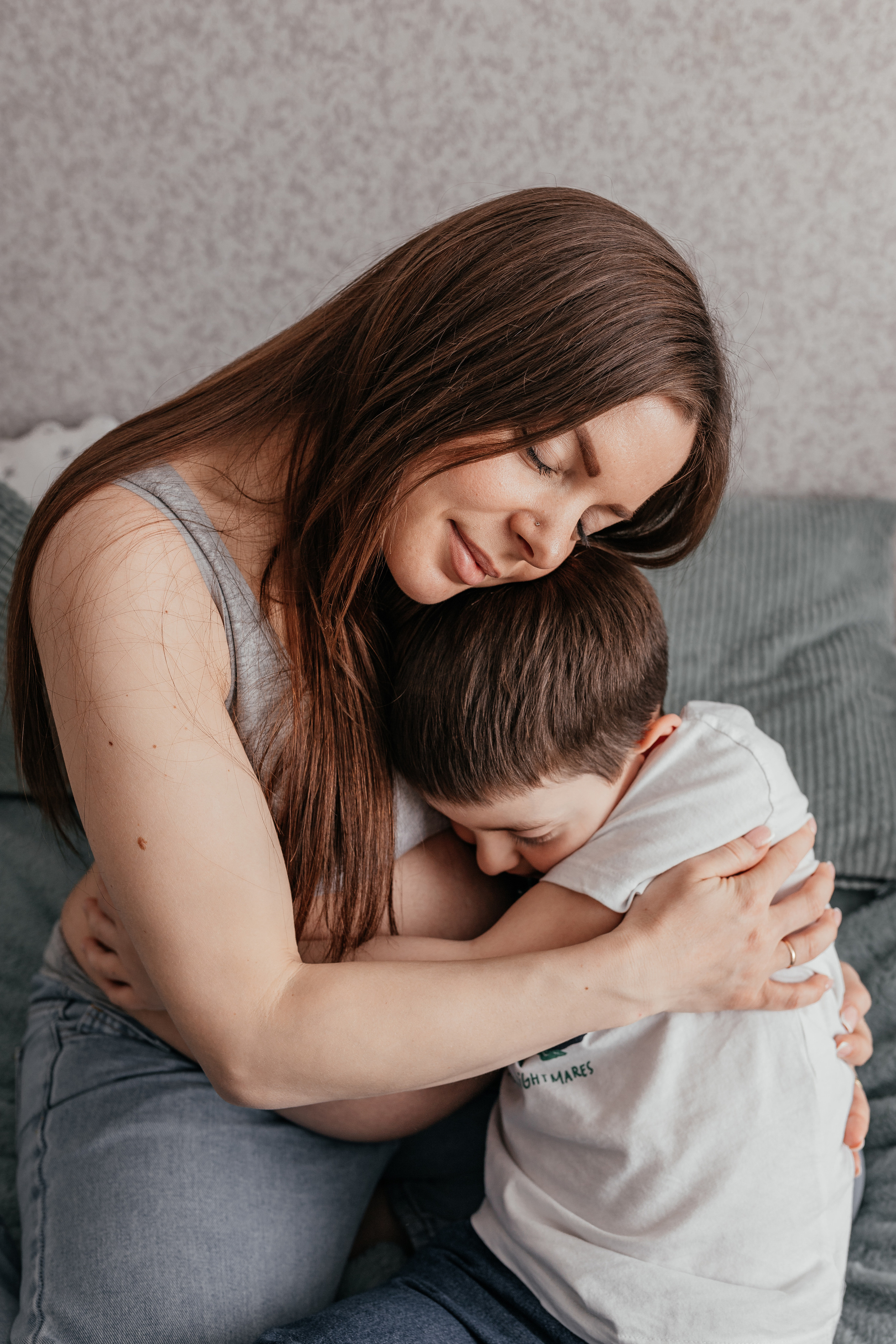 Саша с семьей. Семейный и домашний фотограф в Москве и МО Королева Валерия