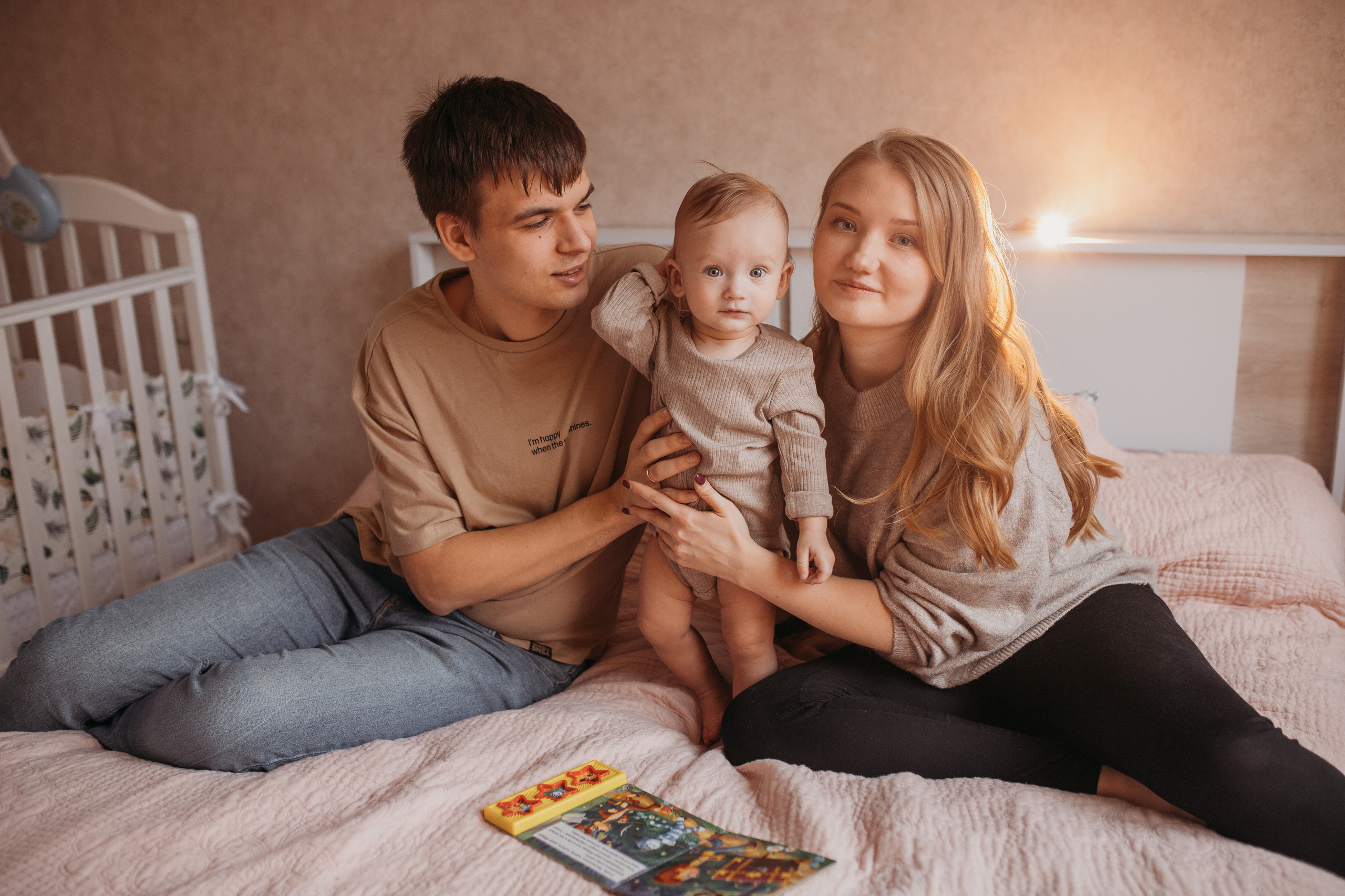 Дарья с семьей. Семейный и домашний фотограф в Москве и МО Королева Валерия