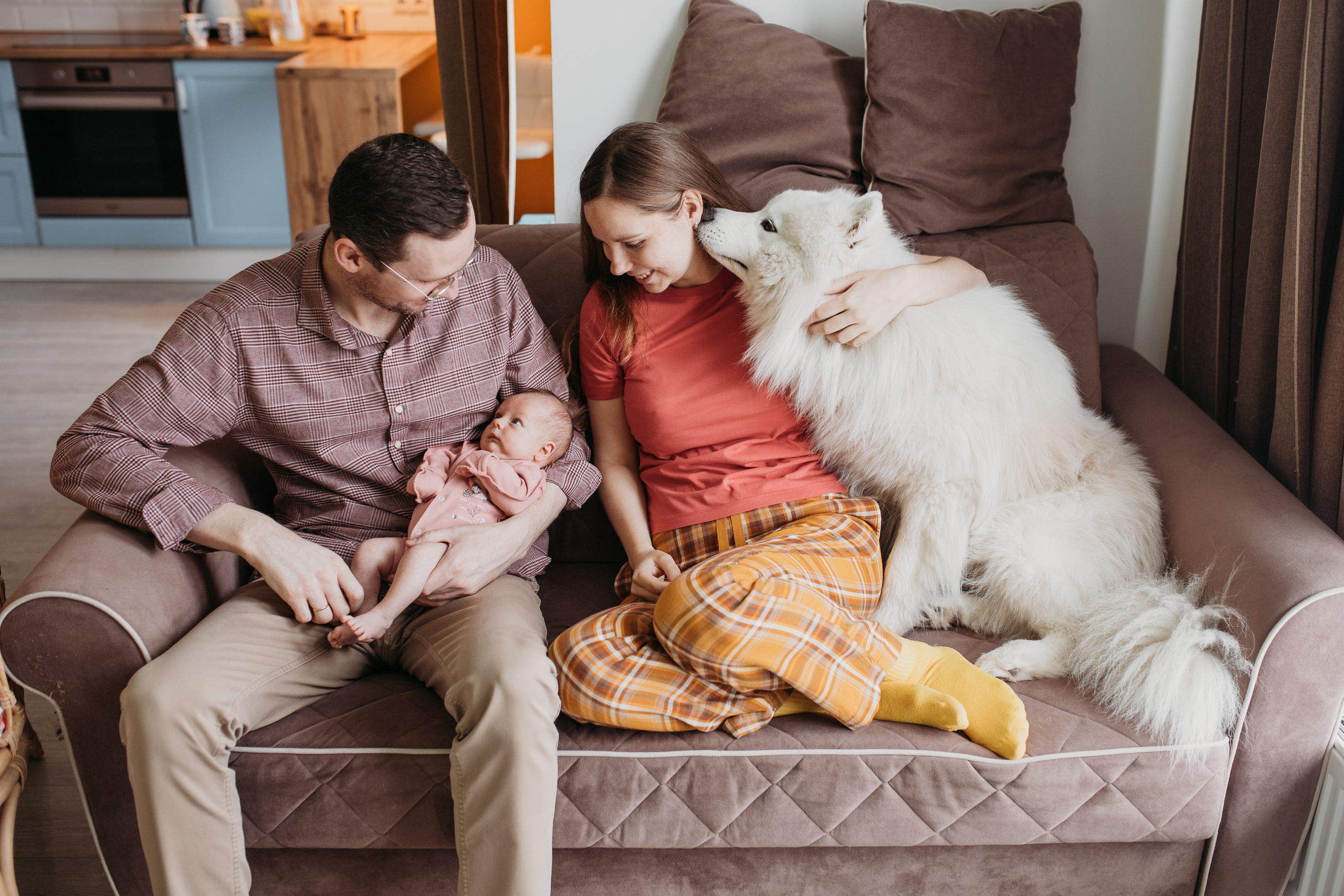 Татьяна с семьей. Семейный и домашний фотограф в Москве и МО Королева Валерия