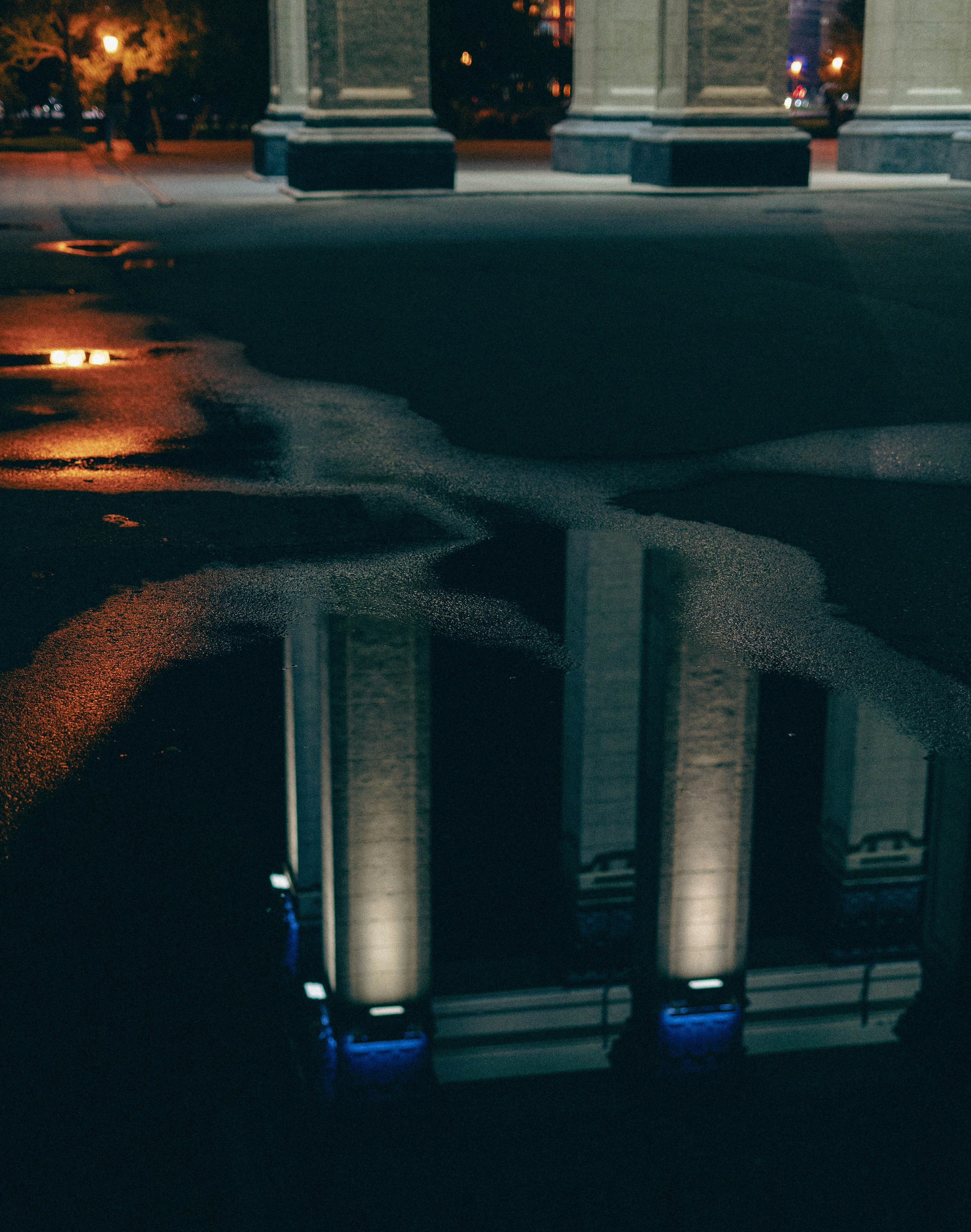 Фотосессия в ночном городе