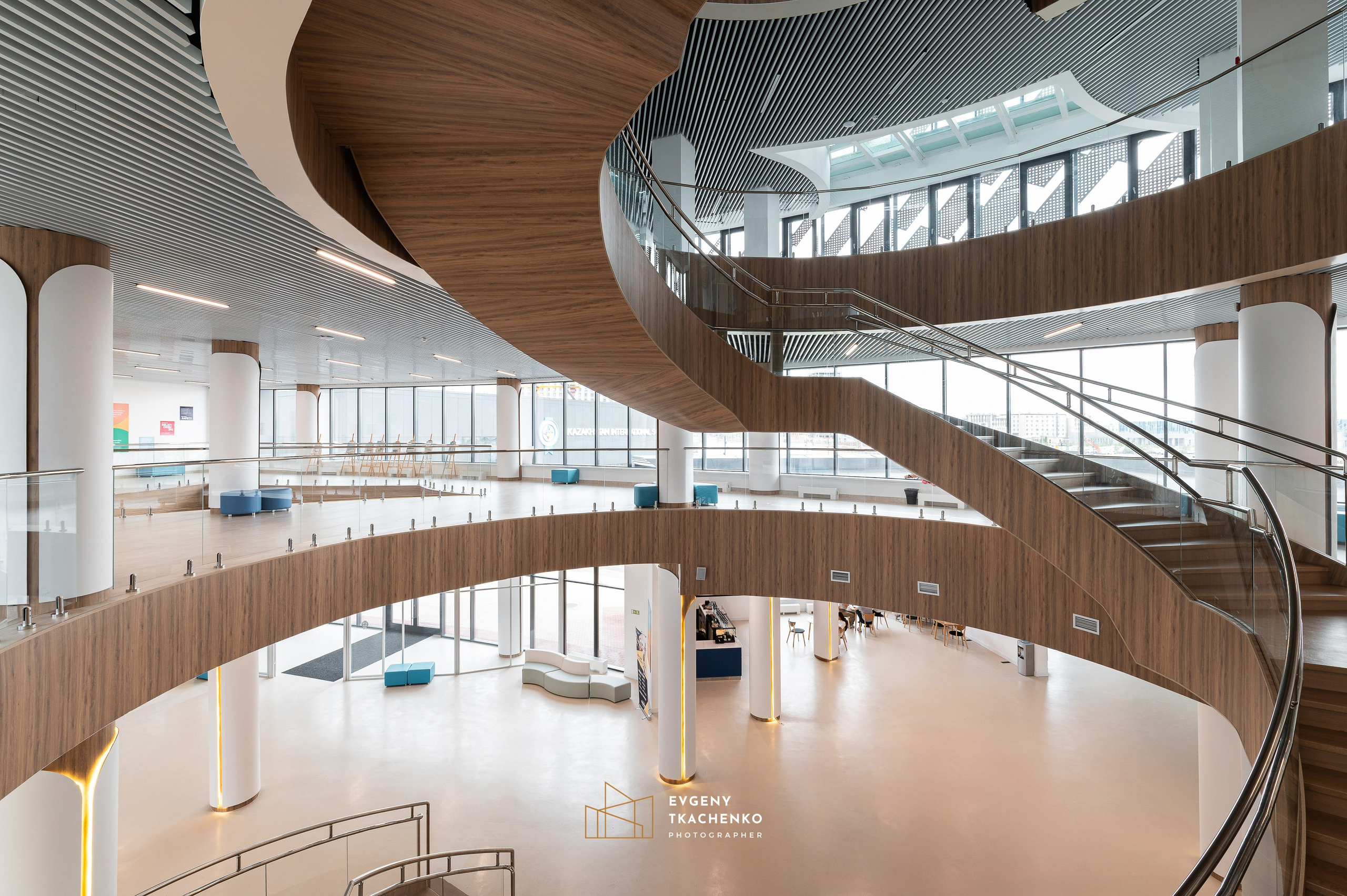 Kazakhstan International School, г. Астана. Архитектурный и интерьерный фотограф в Казахстане