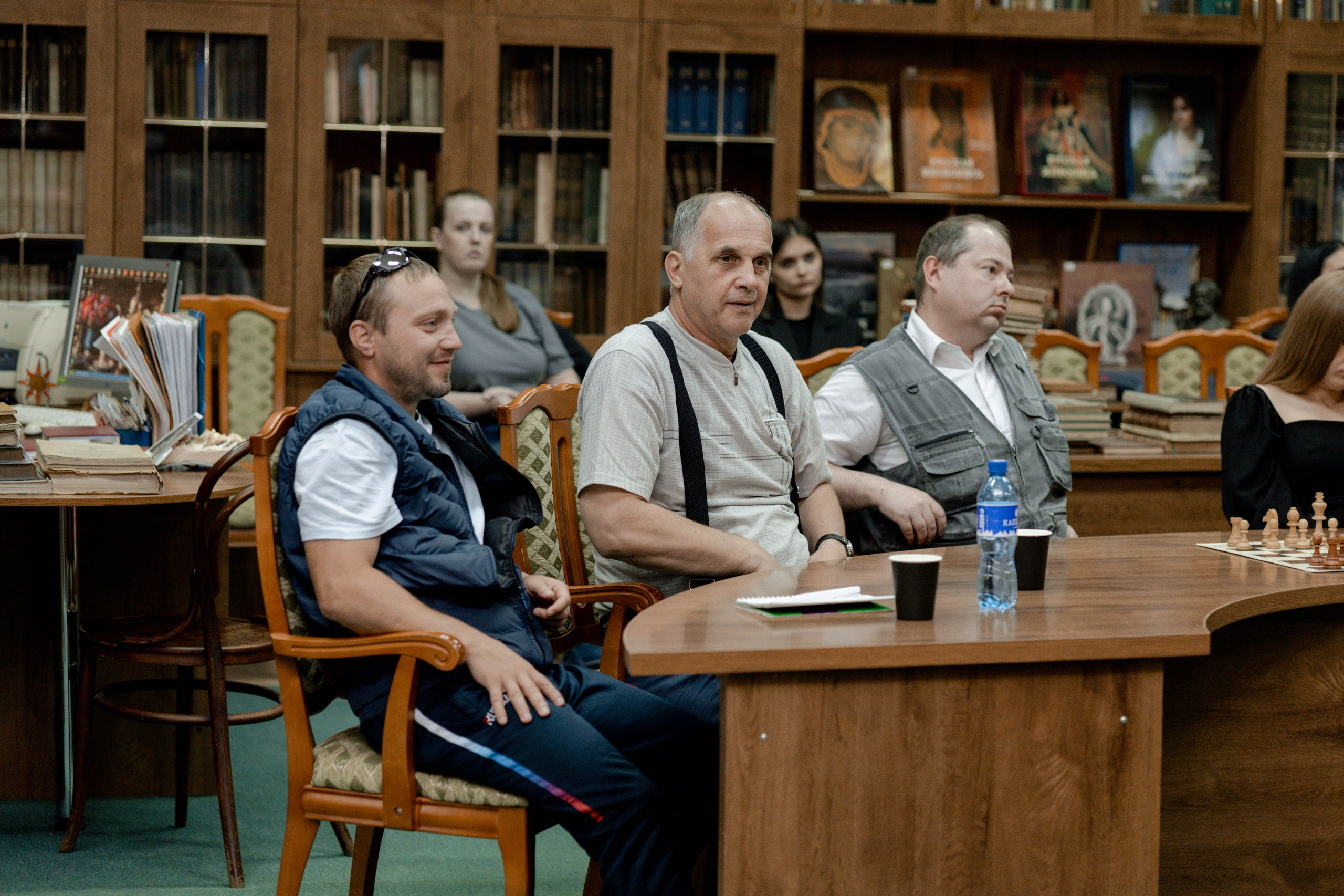 Награждение шахматной федерации