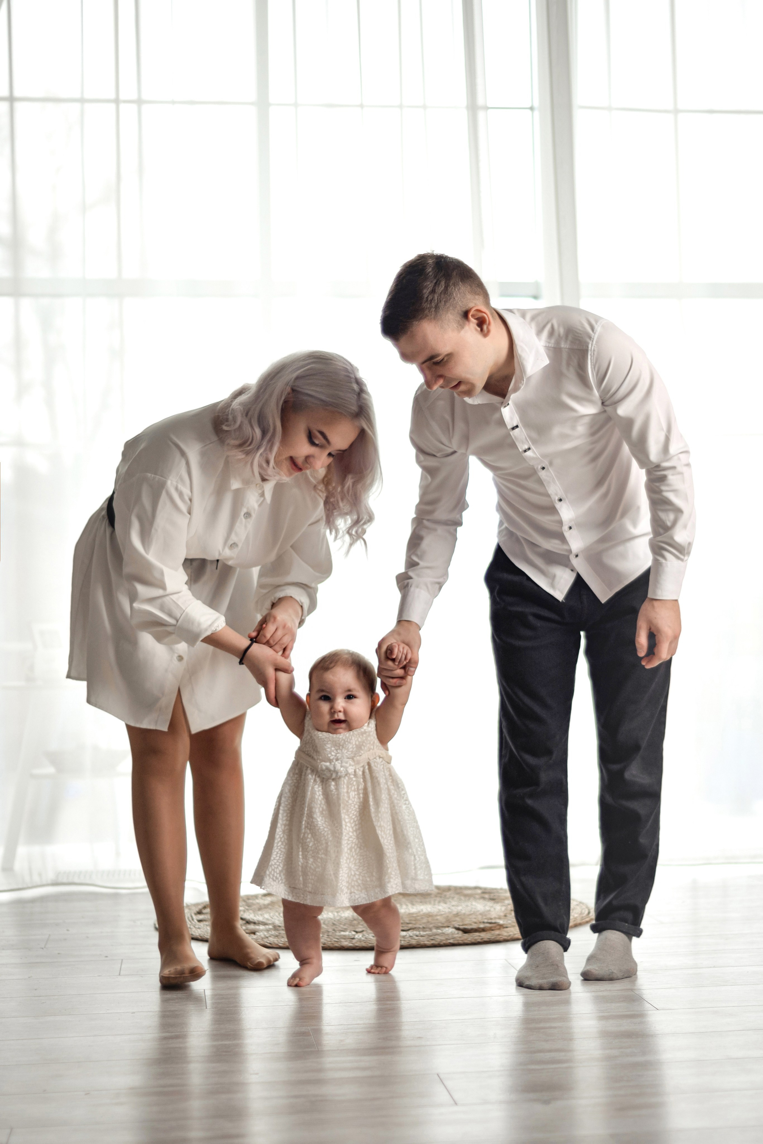 Семейная (Данил, Даша, Аделина) в студии Константа. Семейный и свадебный фотограф Галина Абакумова, фотосессии в Белгороде