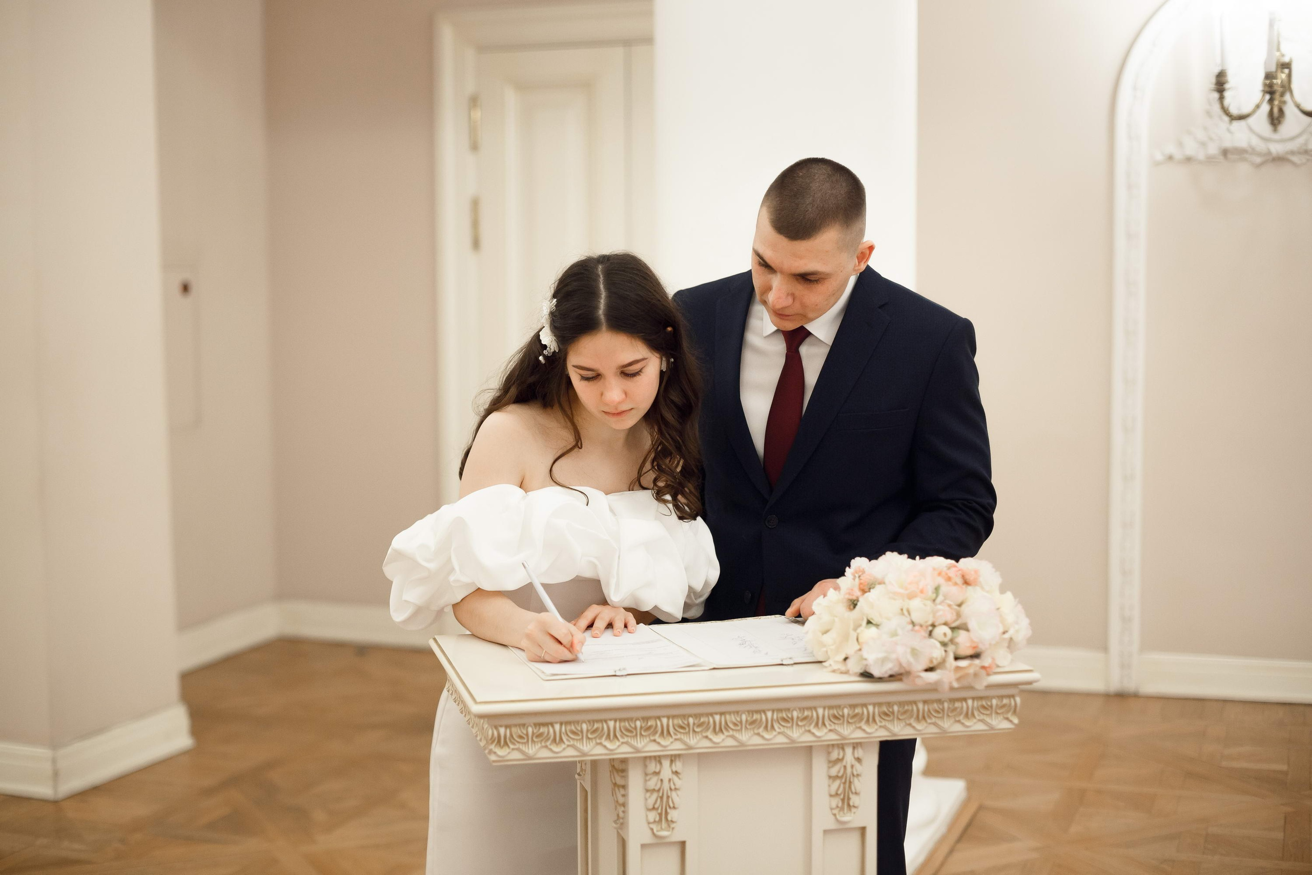 Зимняя свадьба в Пушкине. Свадебный фотограф Игорь Брундасов 8PHOTO на свадьбу венчание загс СПб