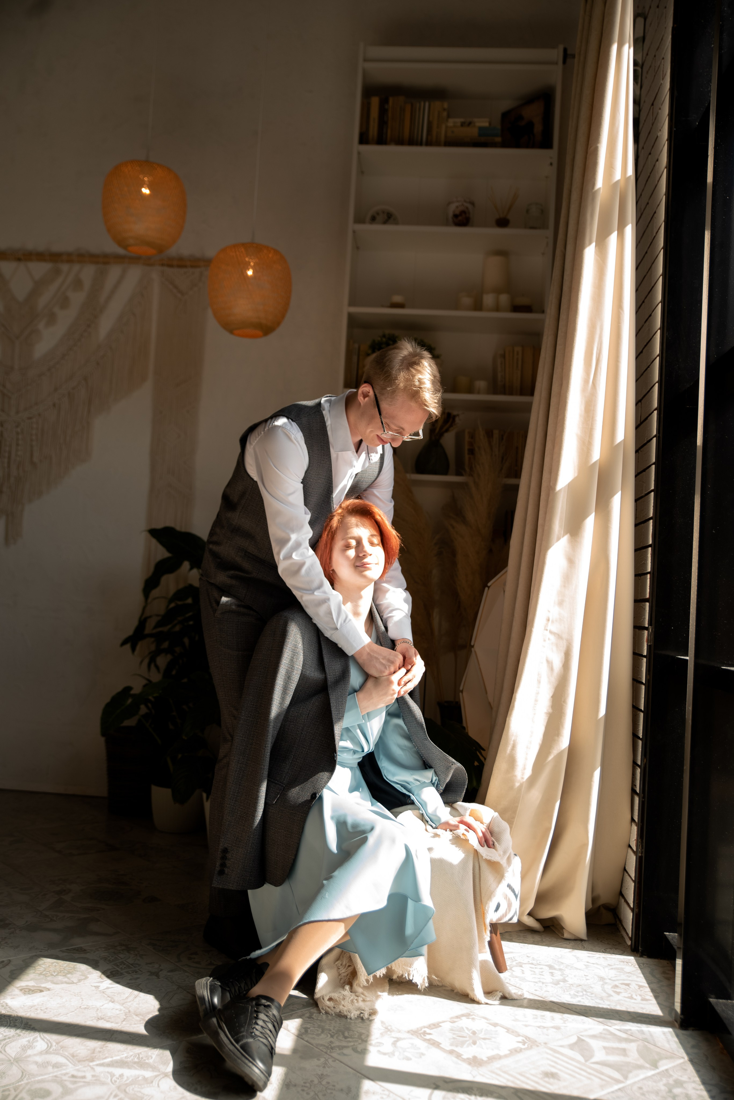 Дмитрий и Марина. LOVESTORY в студии. Семейный и детский фотограф в Туле Светлана Воронкова