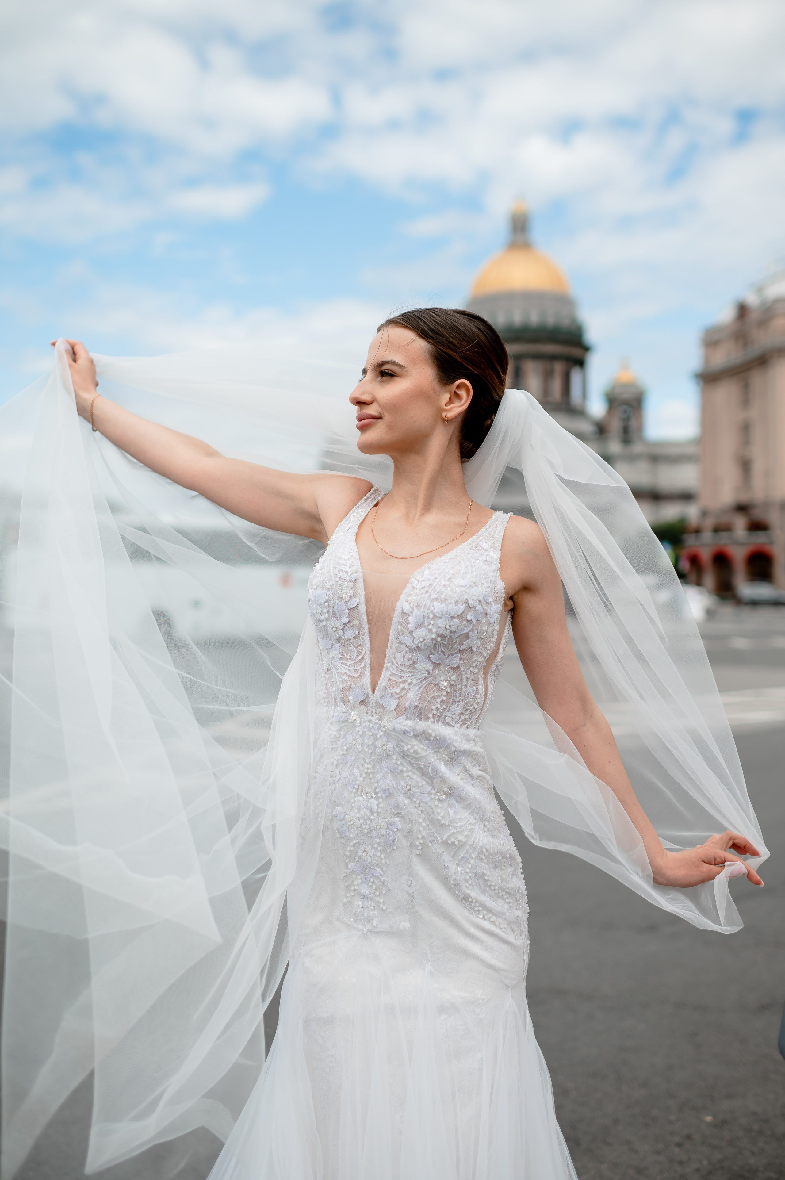 Елизавета и Максим (фотосессия у Дворца Штиглица, набережная Мойки и у Законодательного собрания). Портретный, семейный и свадебный фотограф в Санкт-Петербурге и в Пушкине Ширяев Денис